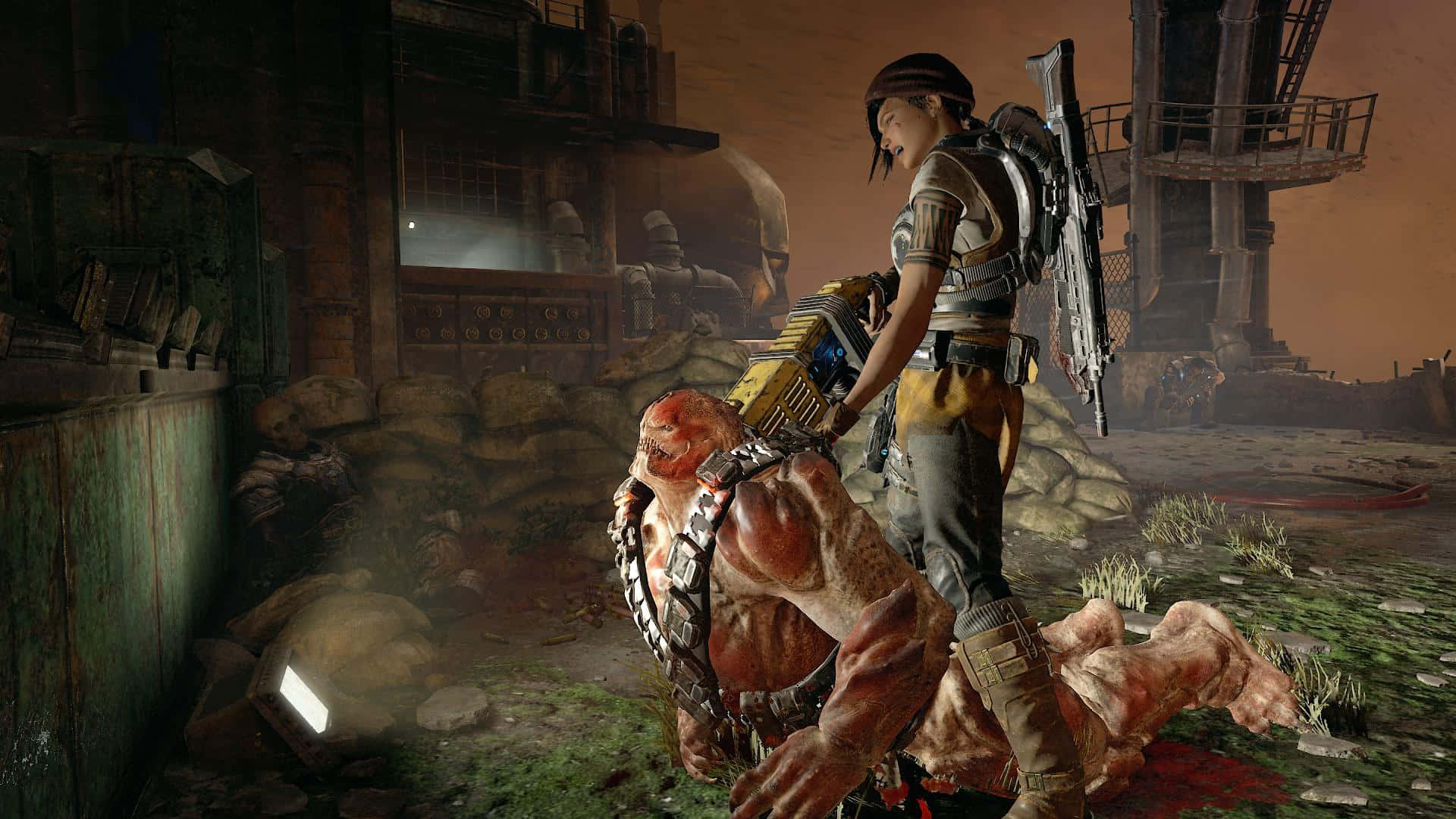 Image Killer Locusts Of Gears Of War 5 Background