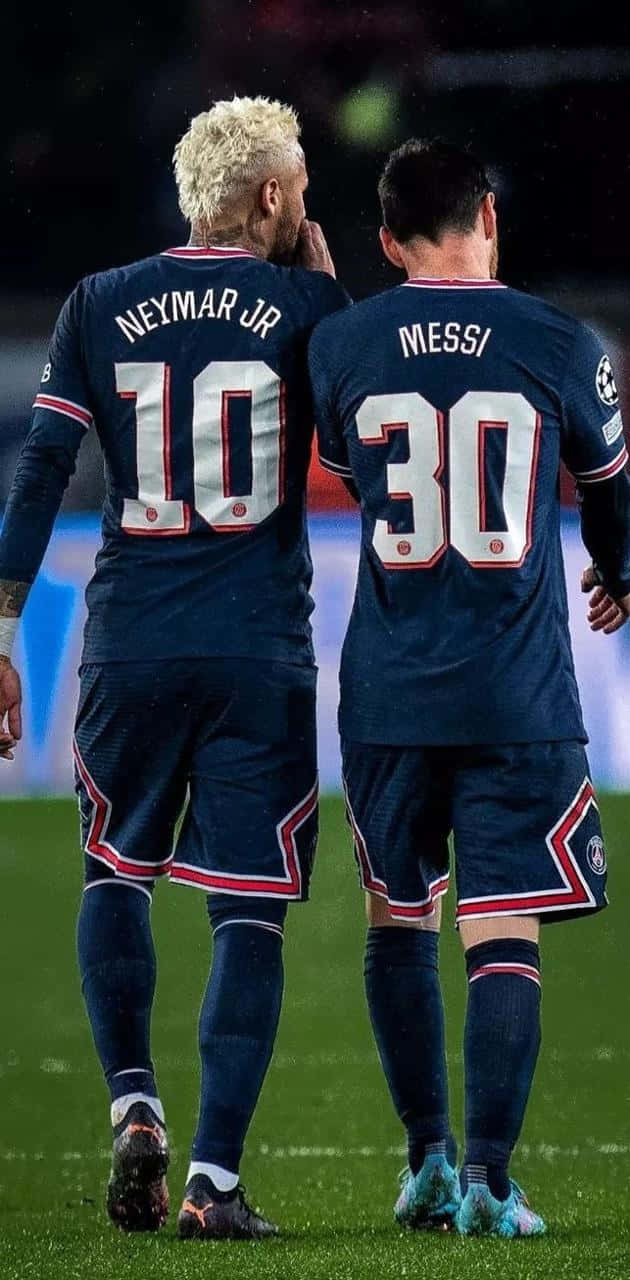 Image Lionel Messi And Neymar Jr: Two Legends Of The Same Sport Background