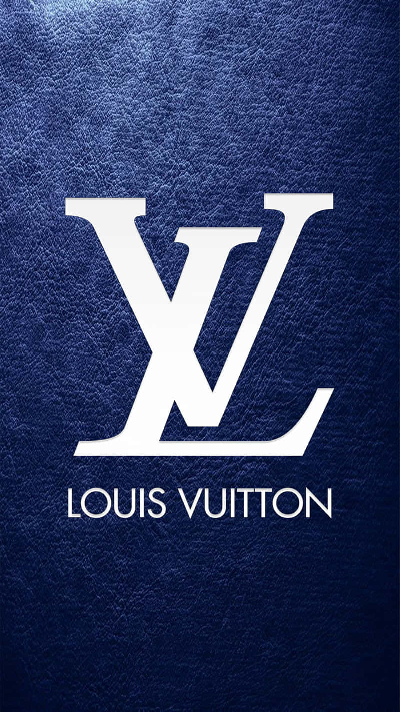 Image Louis Vuitton Blue Monogram Trunk Background