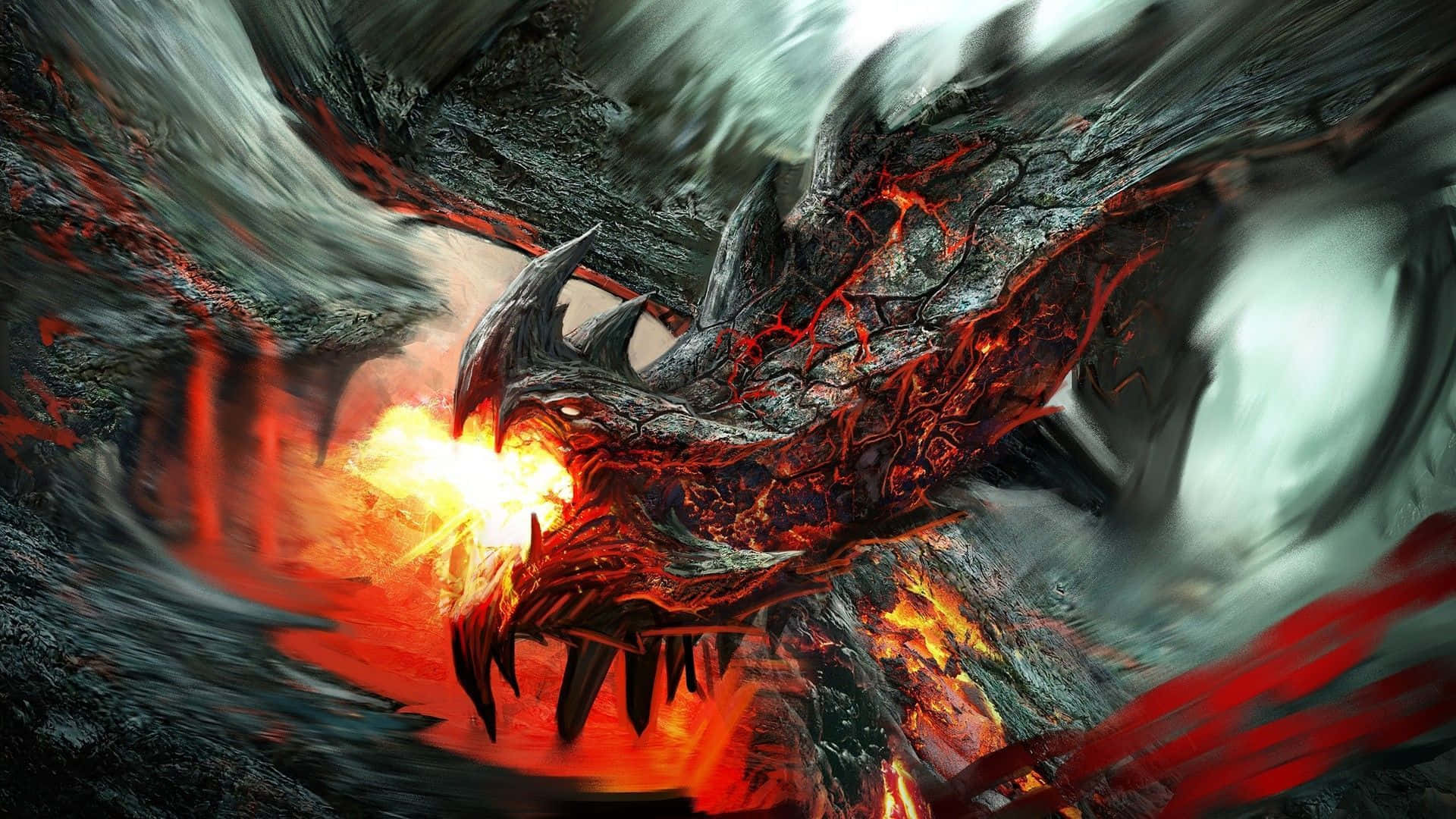 Image Magical Real Dragon Background