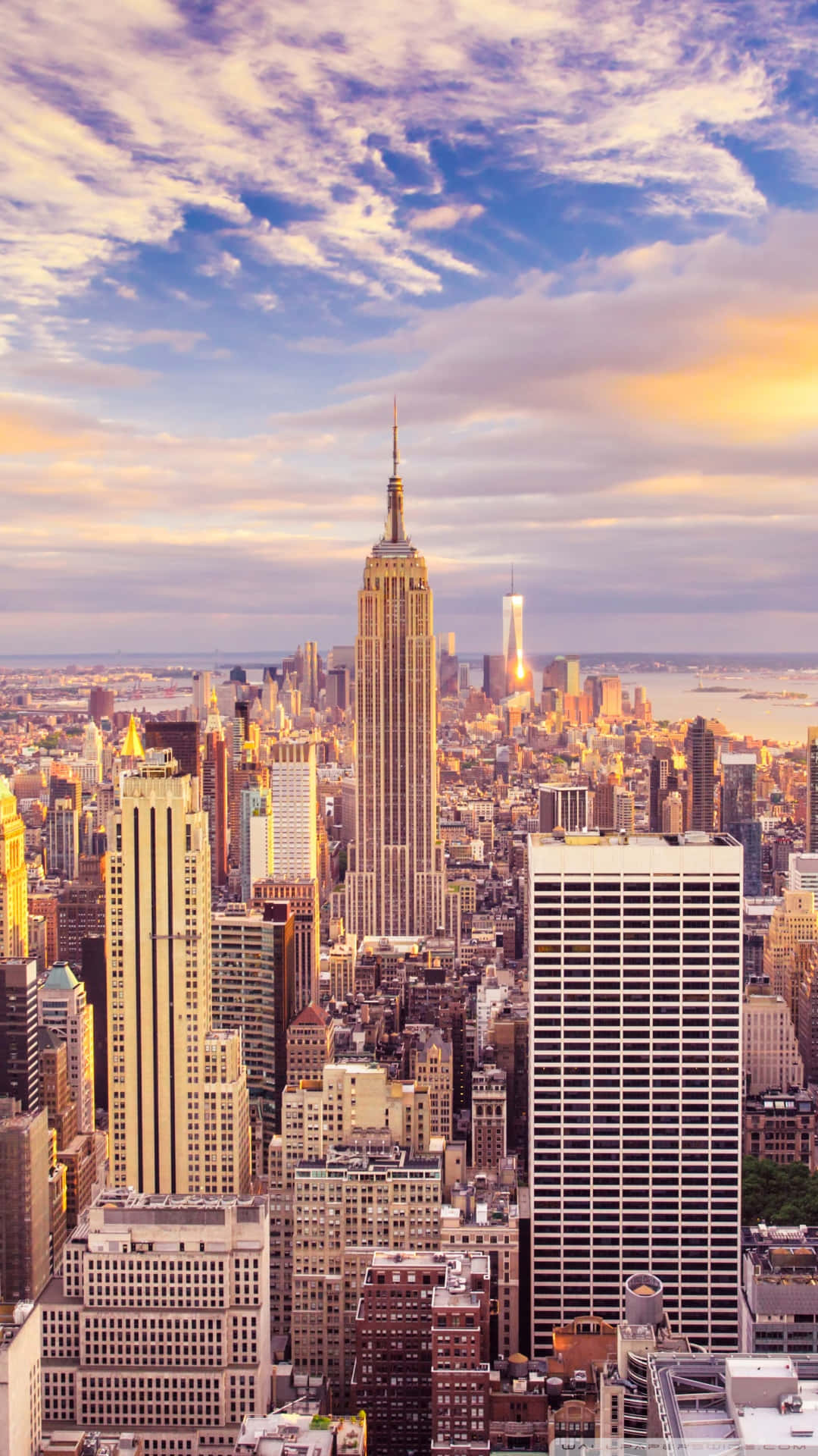 Image Magnificent View Of The New York City Skyline Background