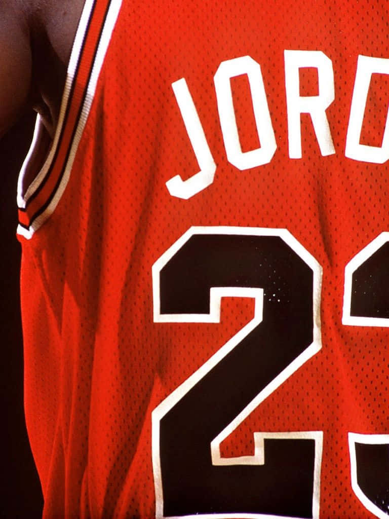 Image Michael Jordan In Iconic Chicago Bulls Jersey Background