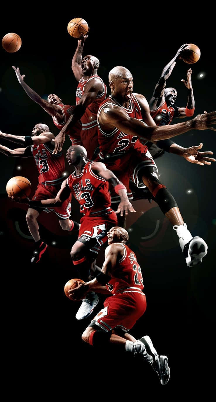 Image Michael Jordan Rocks His Iphone Background