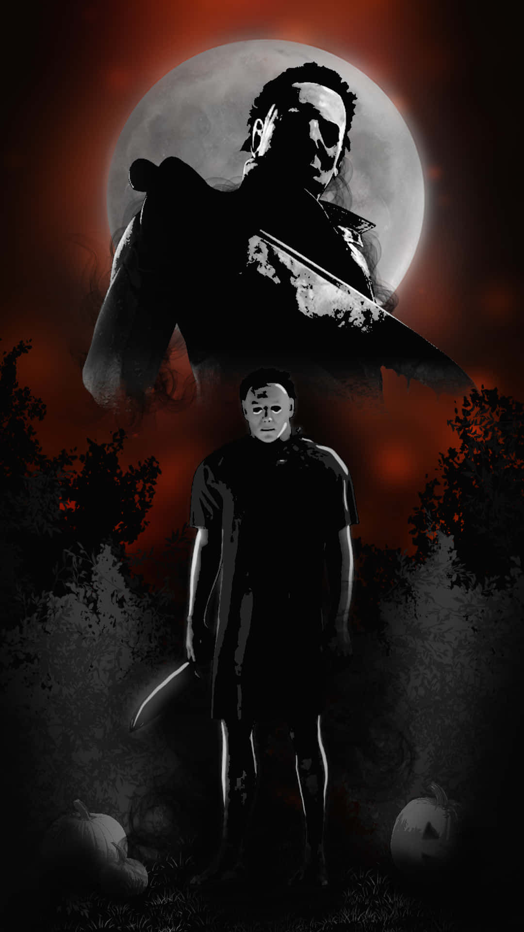 Image Michael Myers On The Phone Background