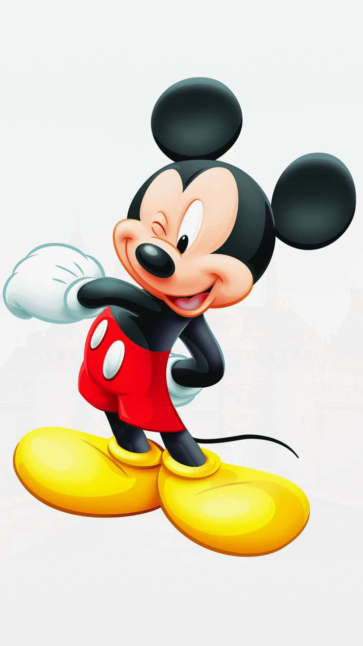 Image Mickey Mouse Relaxing In His Home Background