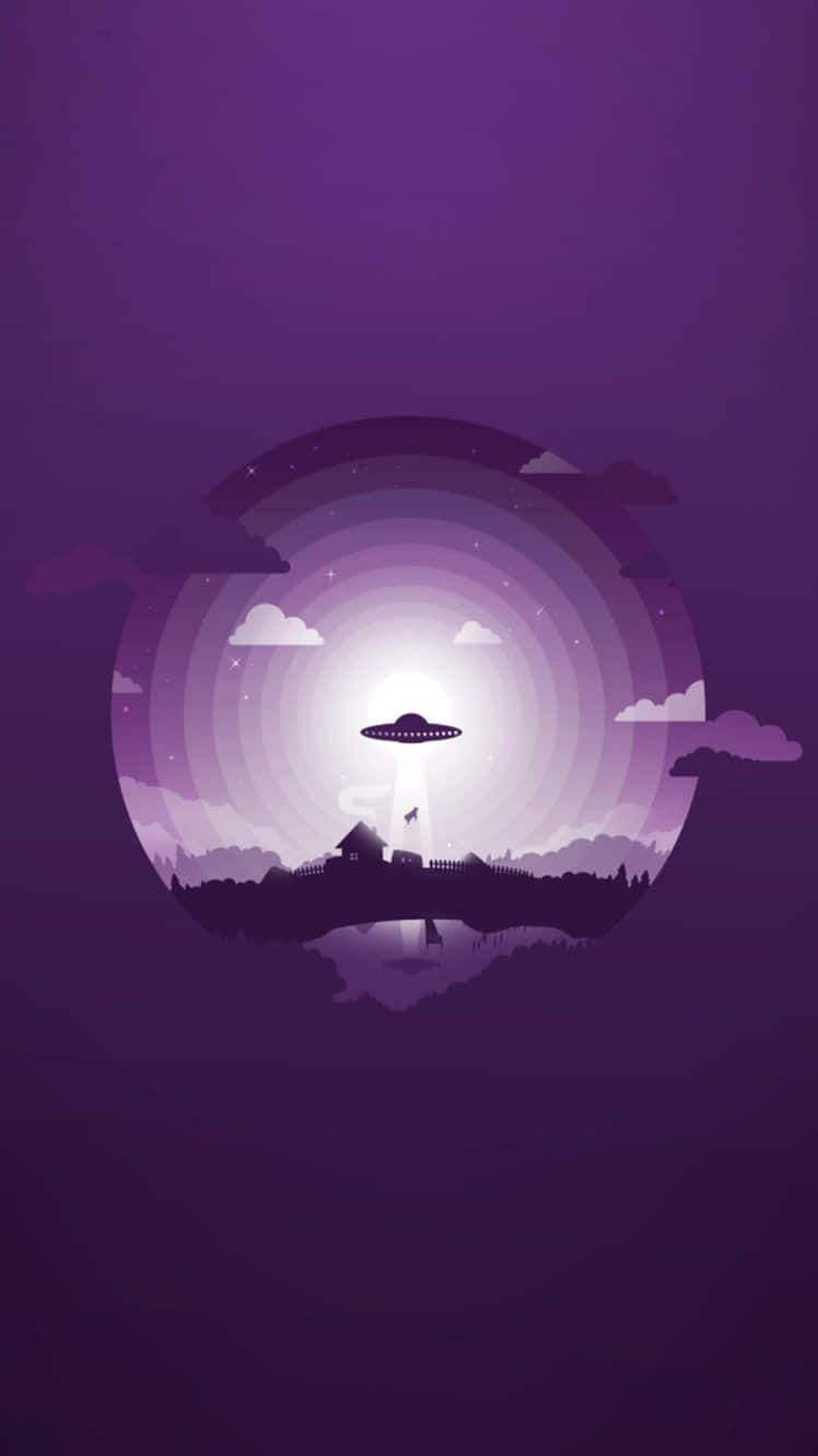Image Minimalist Purple Background