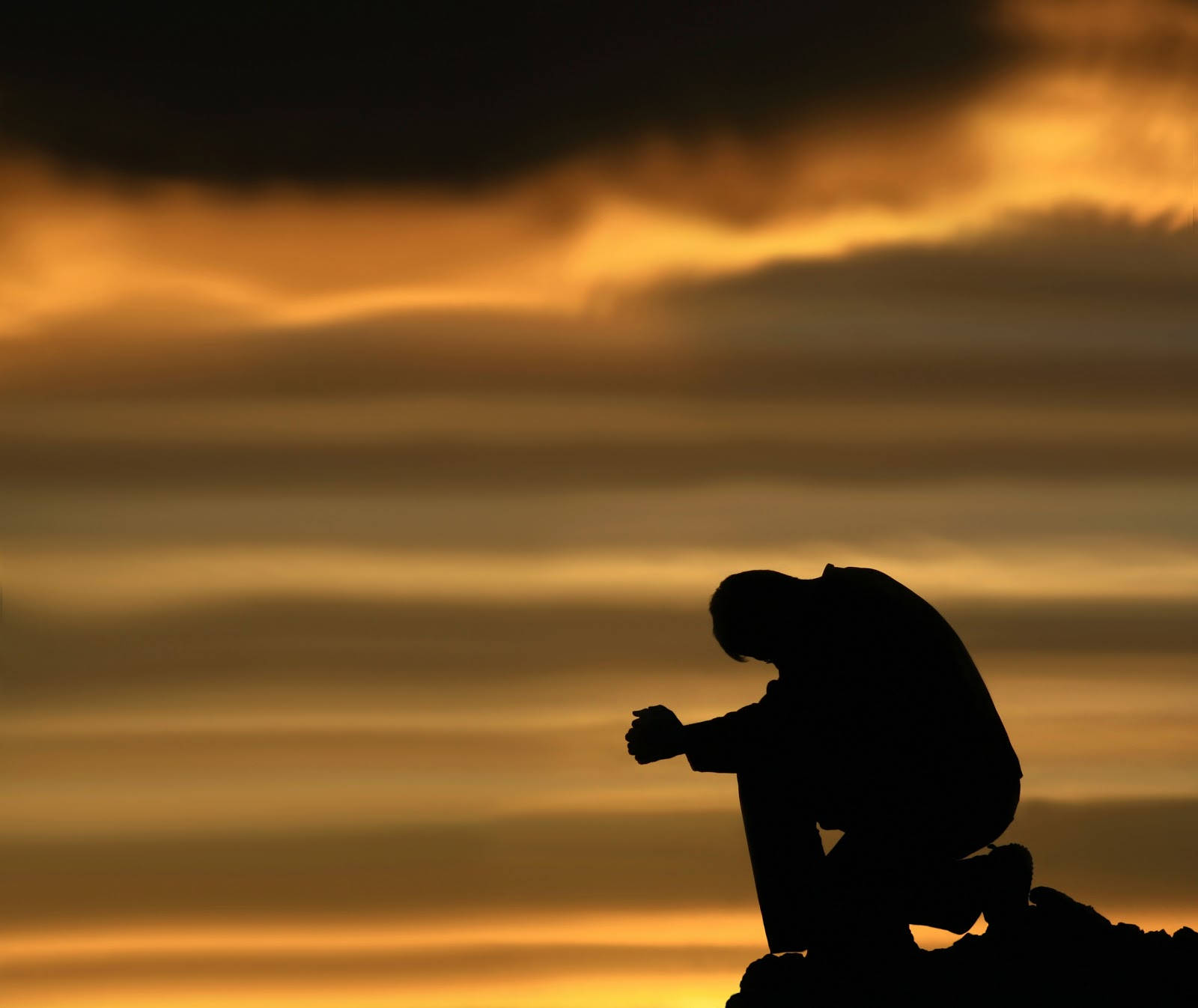 Image Of Alone Boy Praying Background