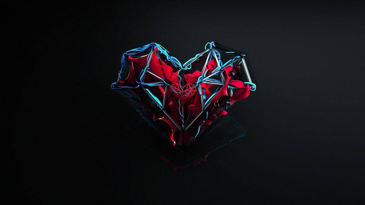 Image Of Dark Heart 3d Art
