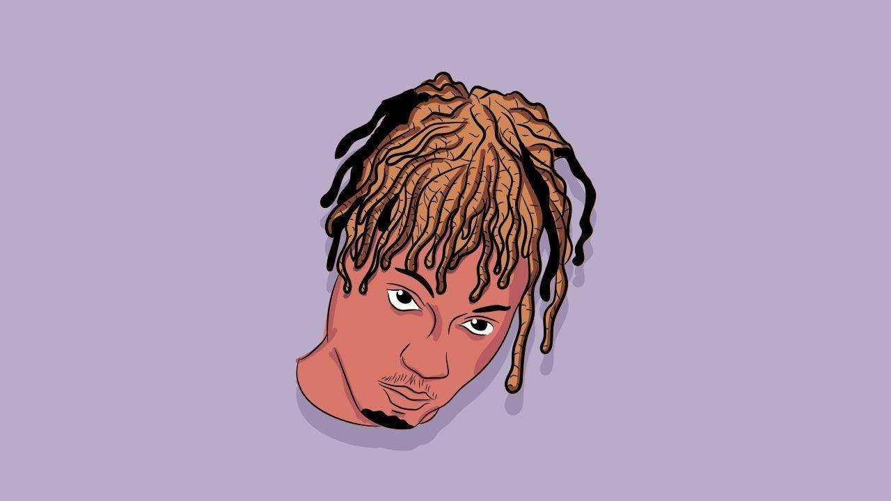 Image Of Juice Wrld Cartoon Character Background