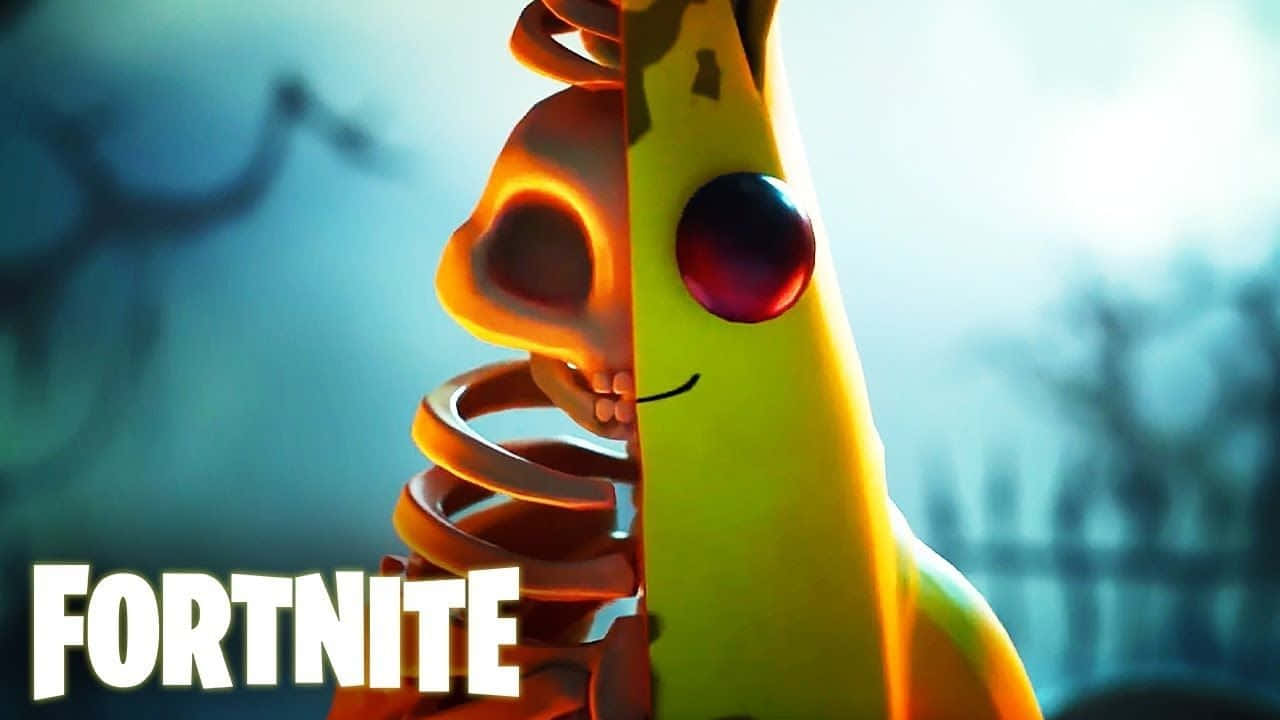 Image Peely From Fortnite Taking A Break Background