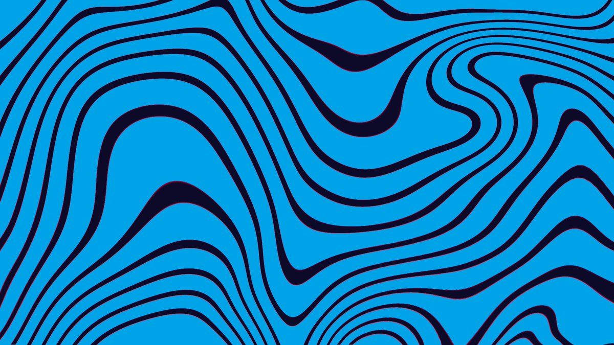 Image Pewdiepie In Blue Wavy Lines Background