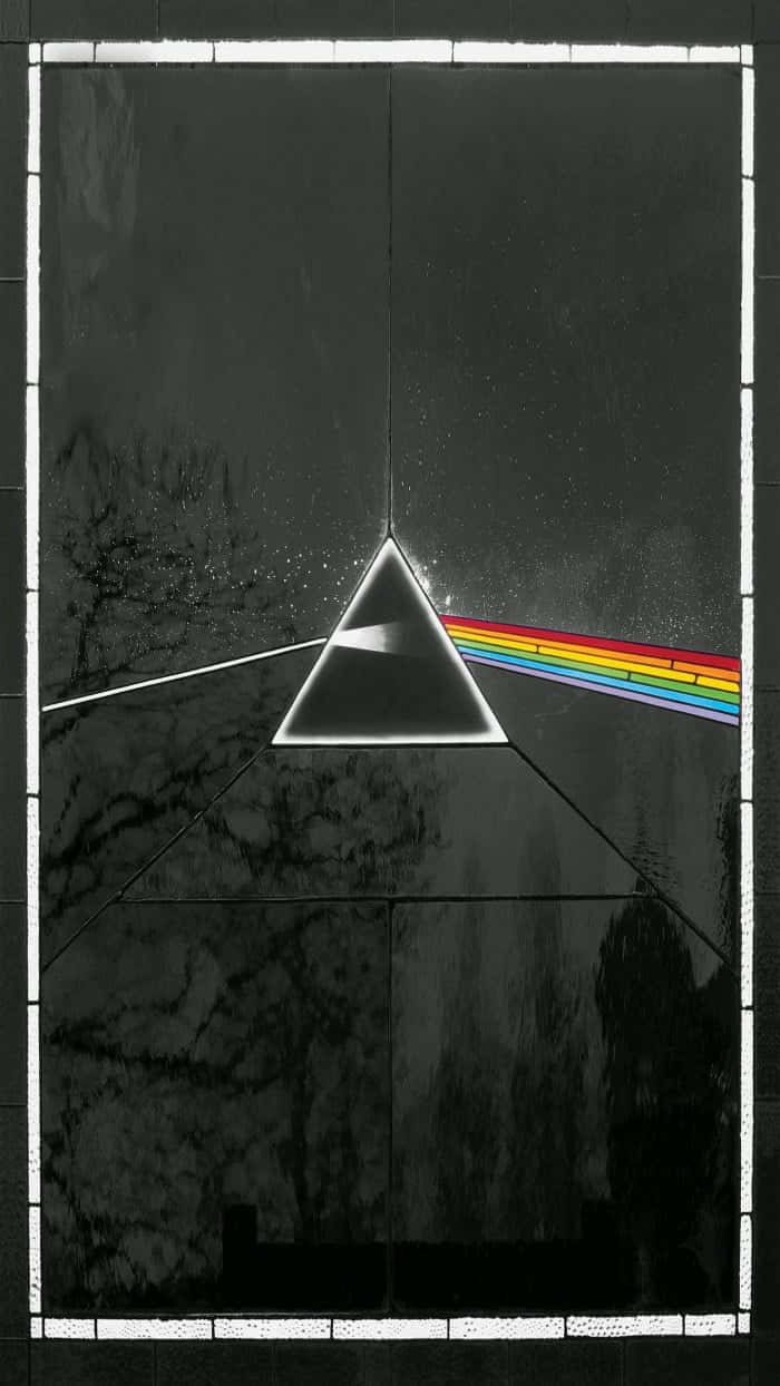 Image Pink Floyd's Iconic Album Cover, Dark Side Of The Moon