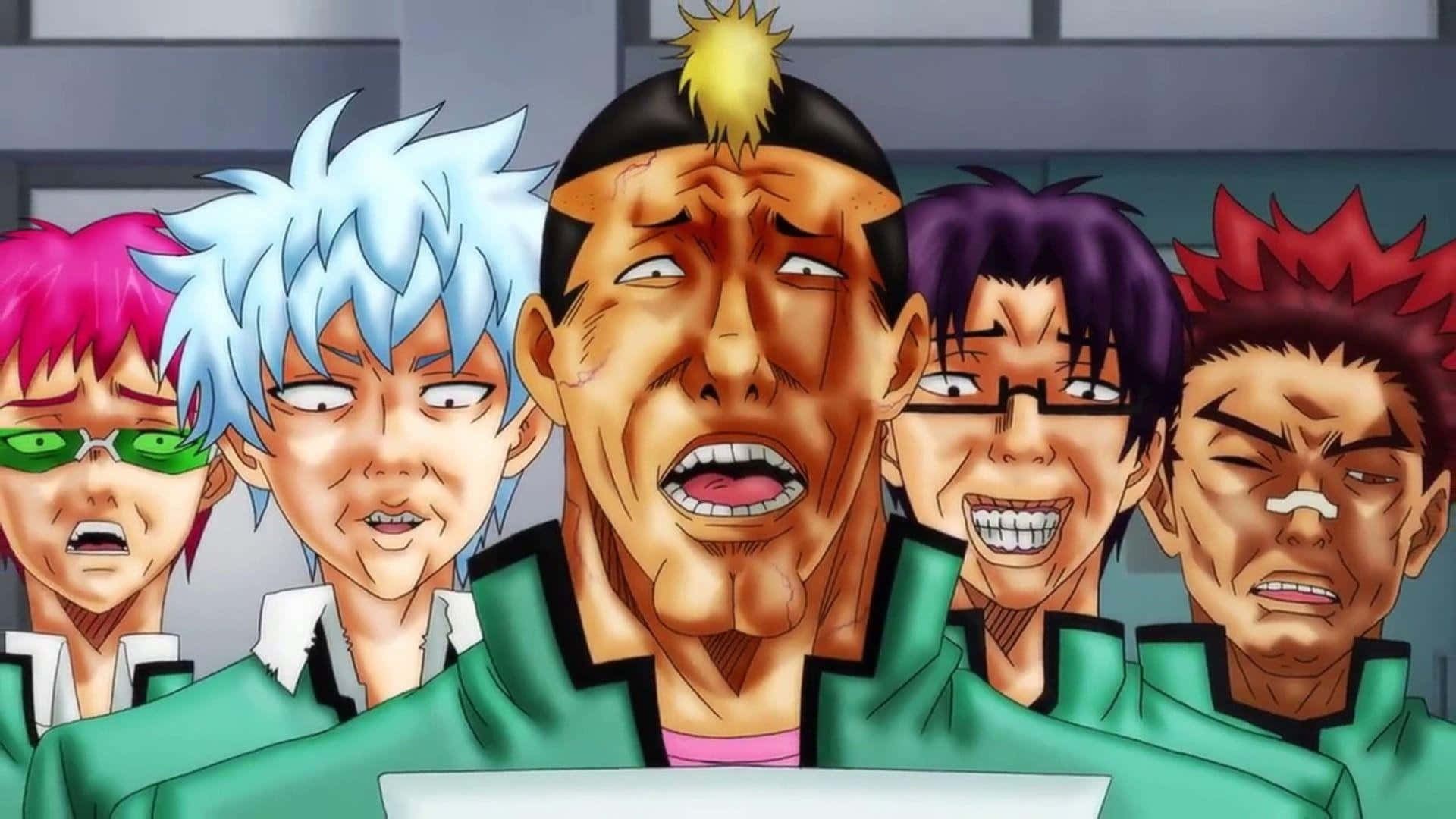 Image Saiki K And His Quirky Group Of Friends Background