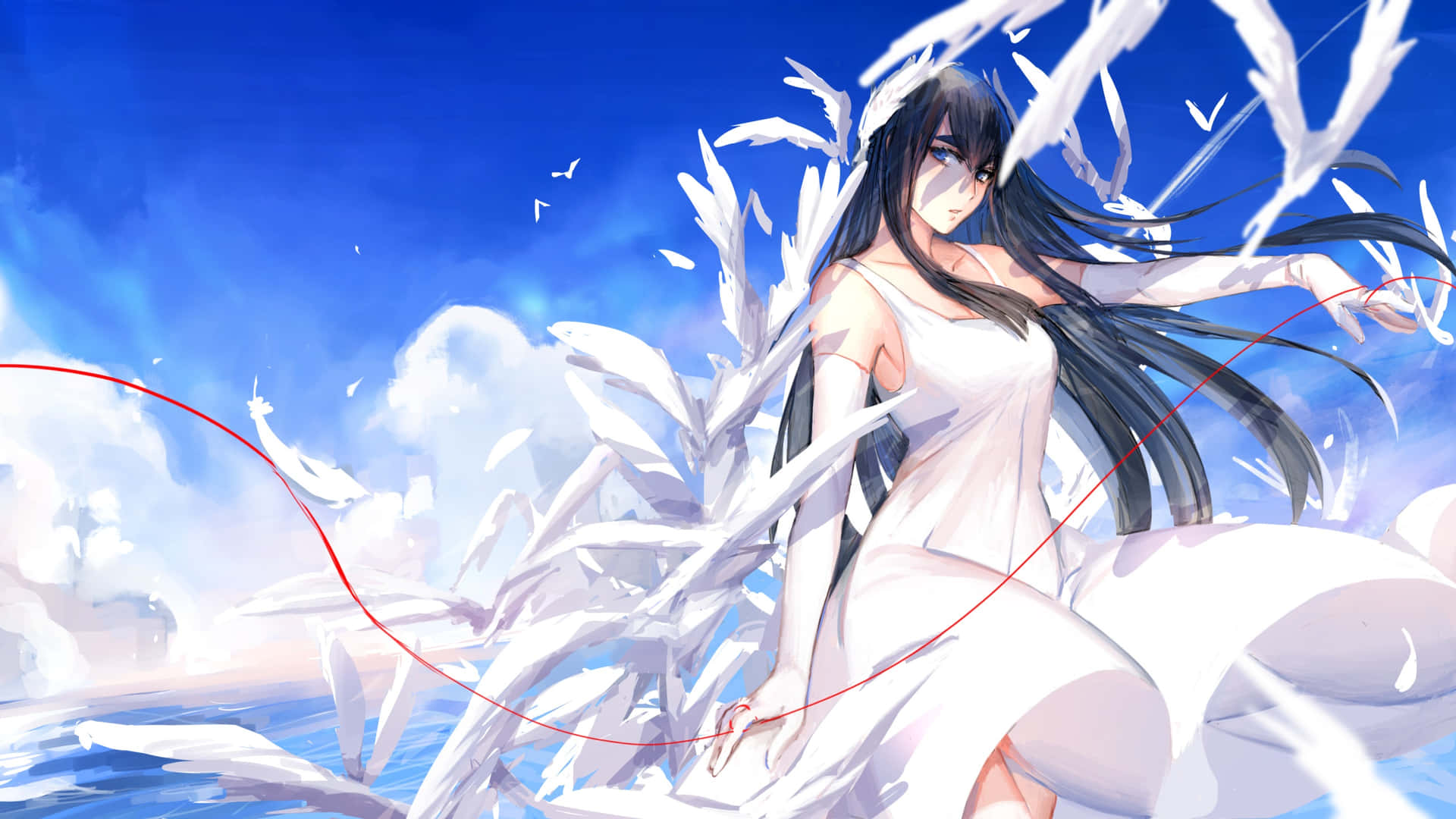 Image Satsuki Kiryuin With Sword Background