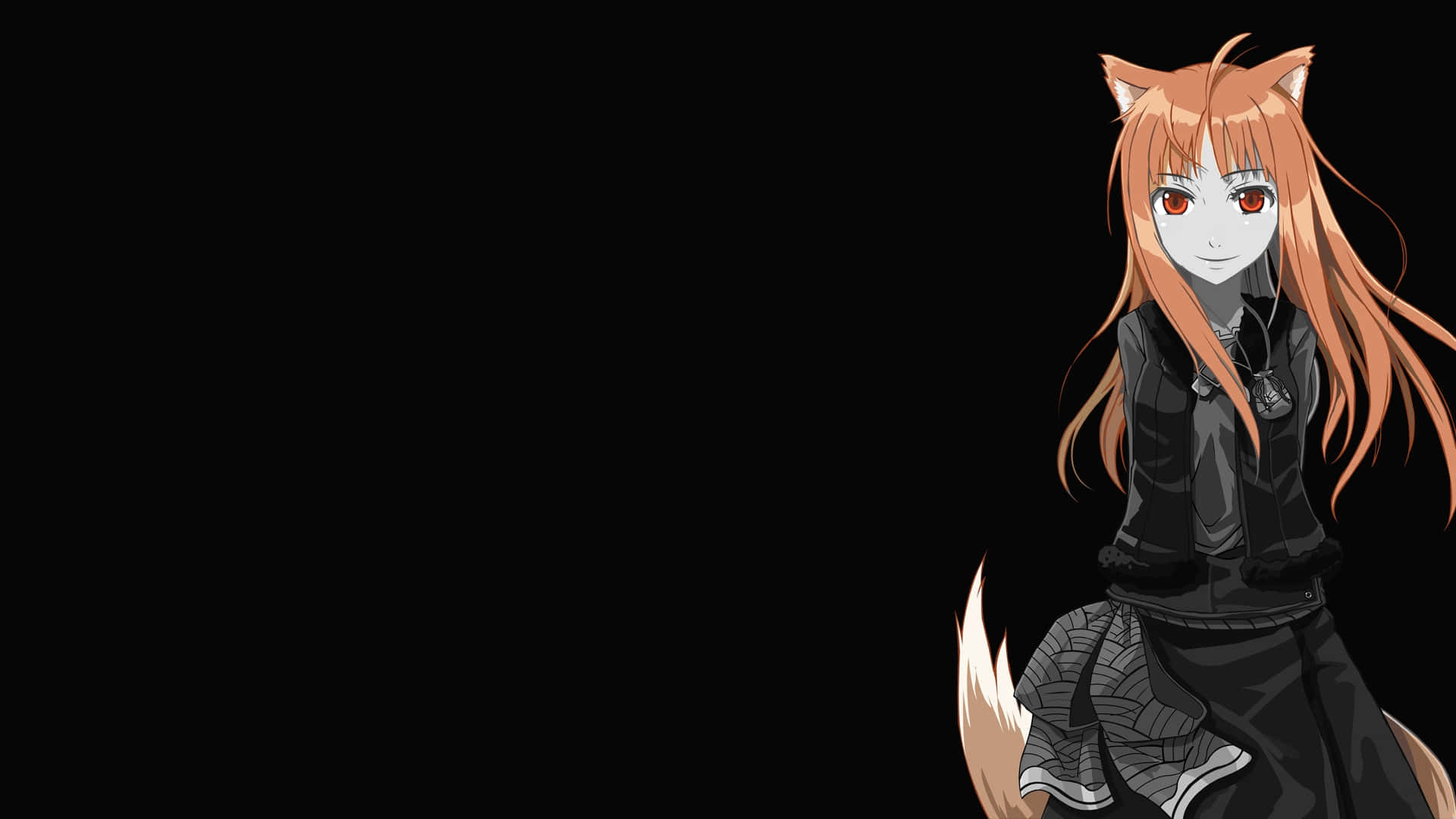 Image Spice And Wolf - Financial Advisor And Wolf Companion Background