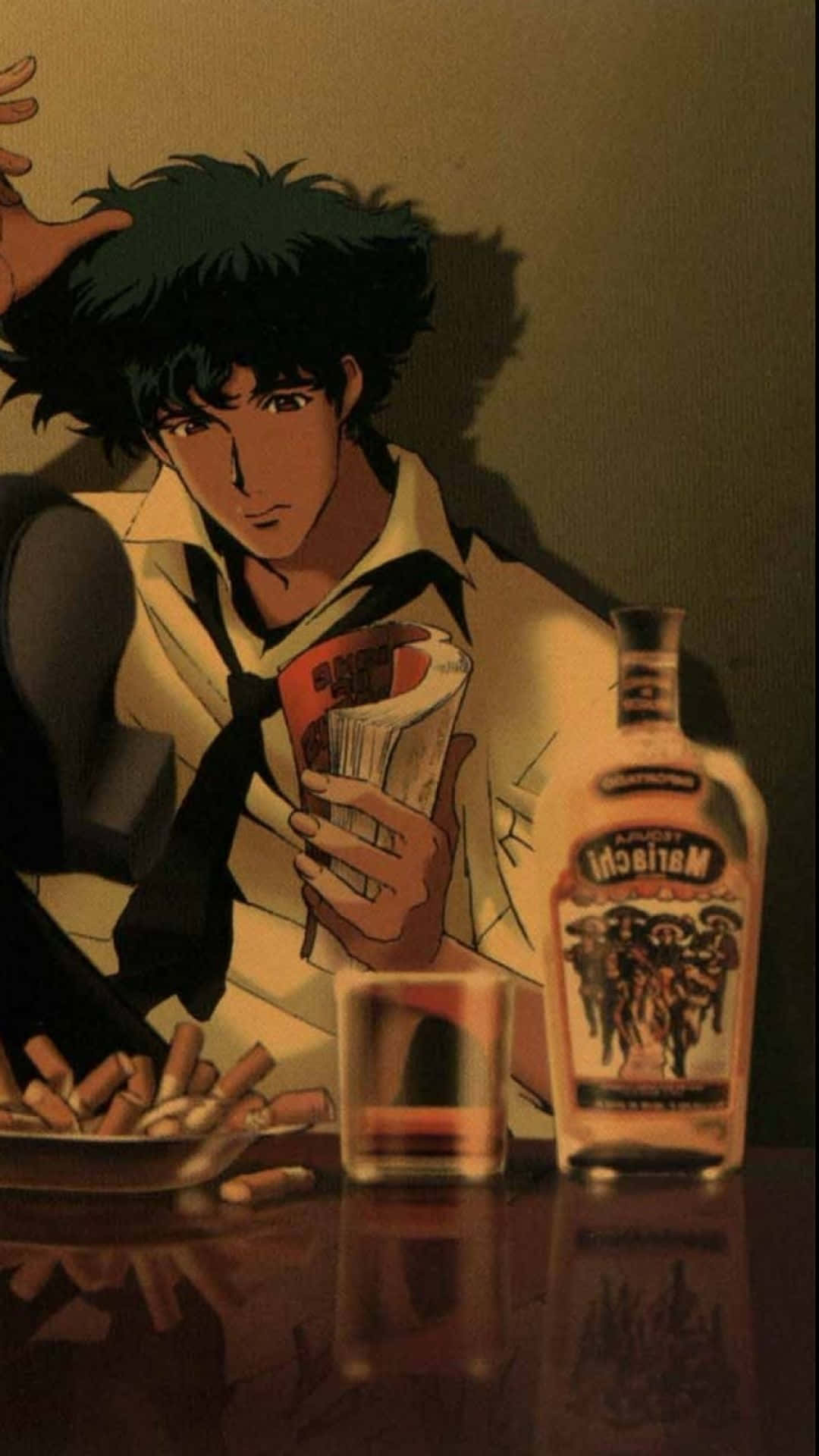 Image Spike Spiegel's Stylish Iphone In Cowboy Bebop Background