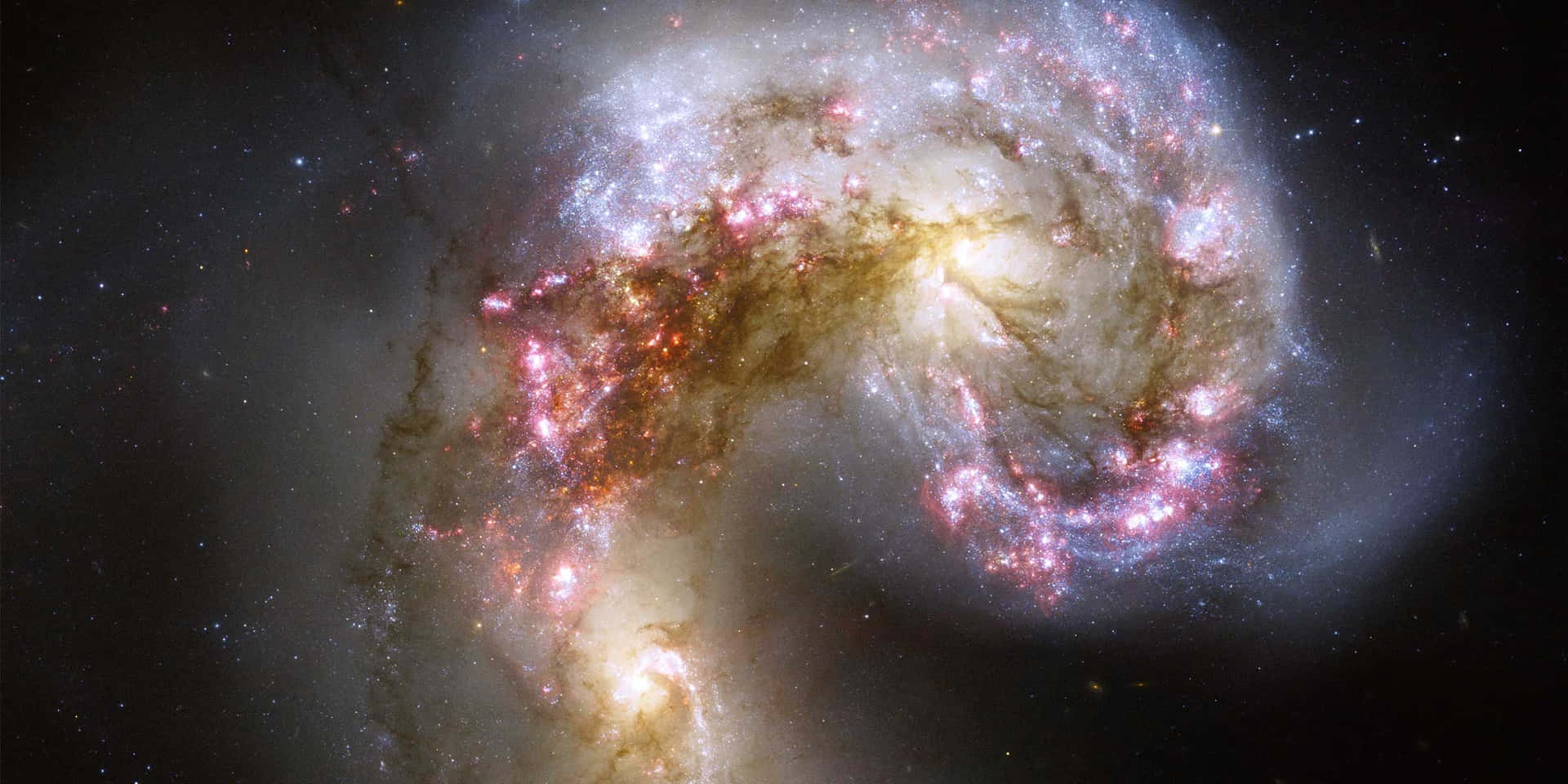 Image Striking View Of Galaxies Captured By The Hubble Space Telescope