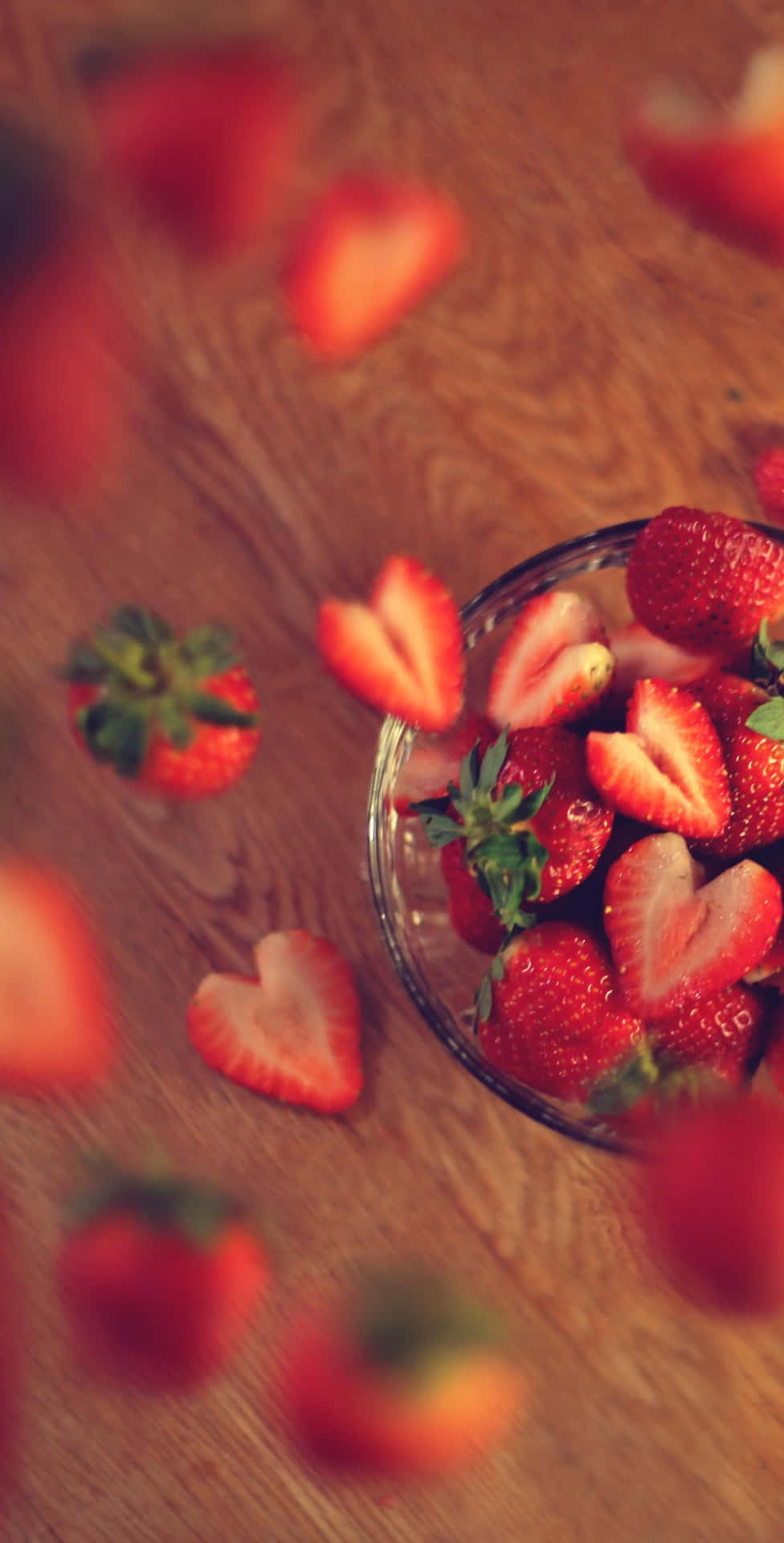 Image Sweet And Delicious Cute Strawberry Background