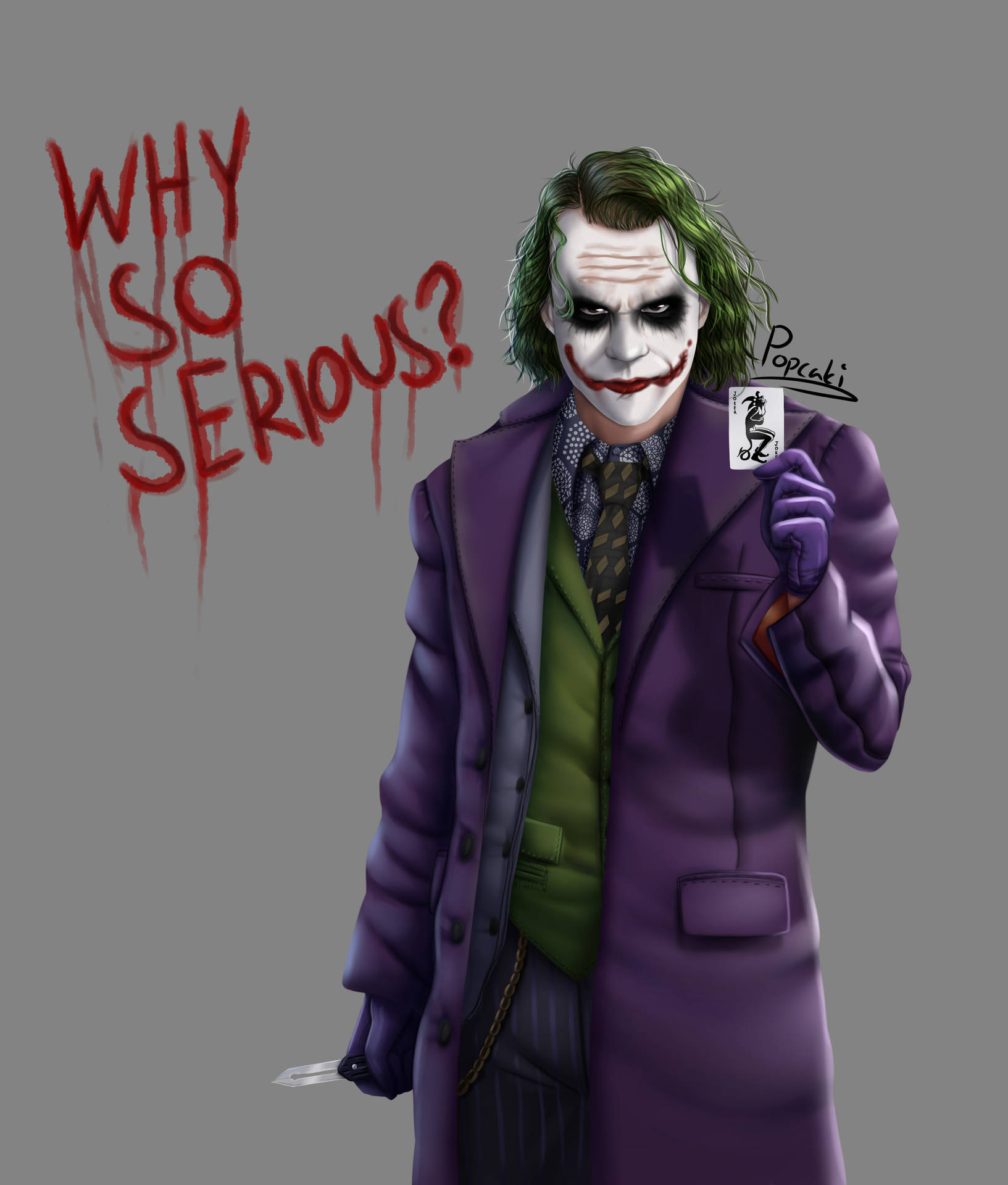 Image The Dark Knight's Joker - Why So Serious? Background