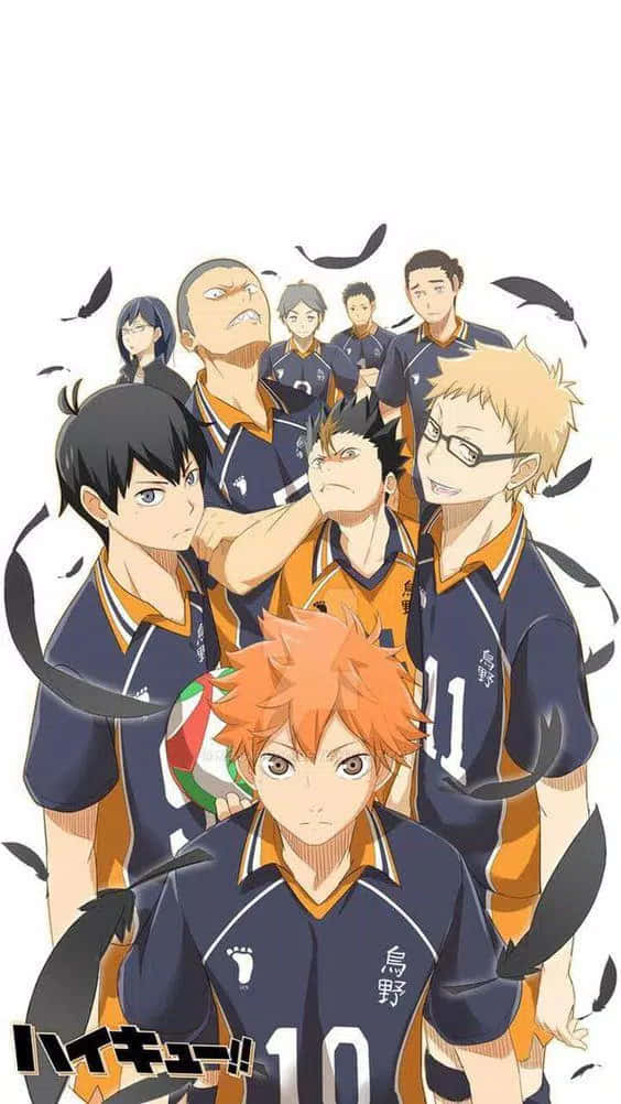Image “the Karasuno High School Volleyball Team” Background