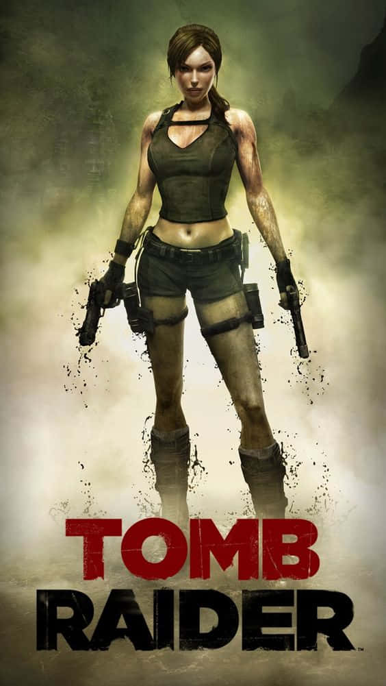 Image The Lara Croft-themed Phone Is Designed For All Tomb Raider Fans. Background