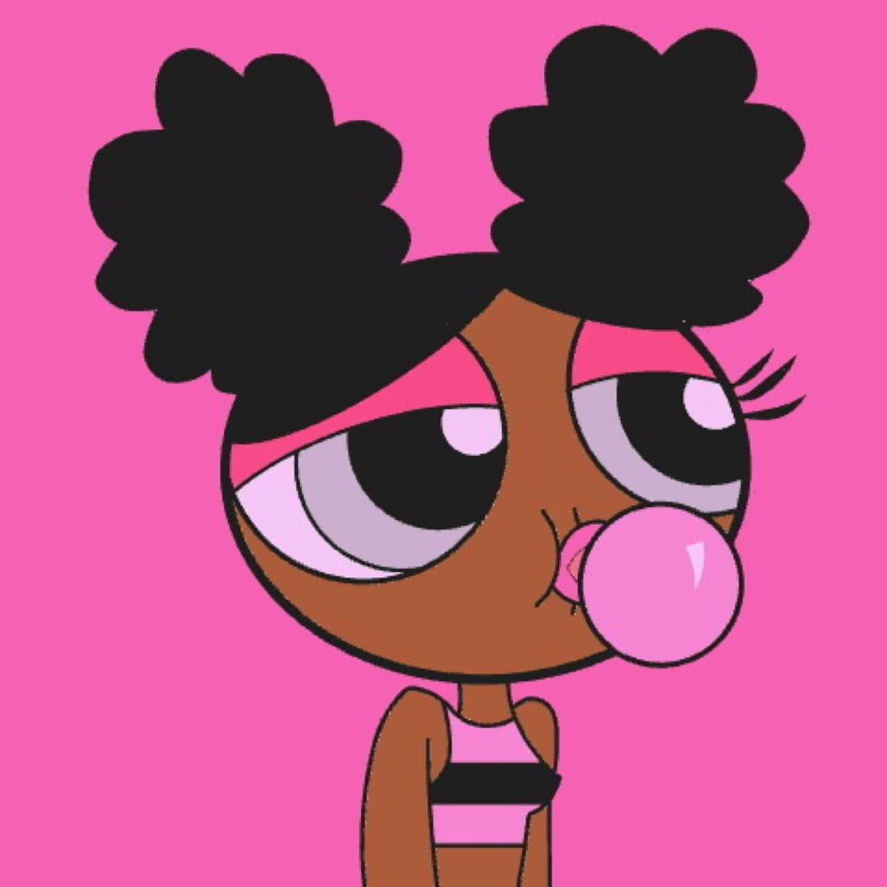 Image The Power Of Friendship Between Black Cartoon Characters Background