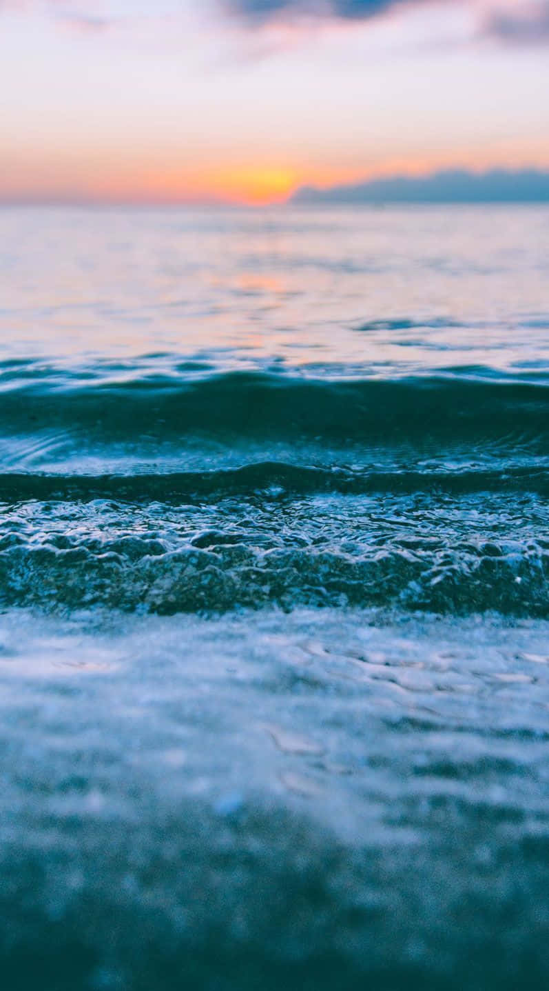 Image Unbelievable Sunset At The Beach Background
