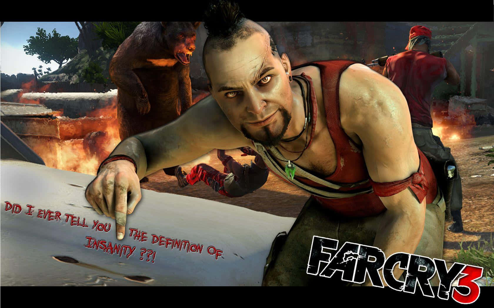 Image Vaas - The Villainous Antagonist Of Far Cry 3 Background