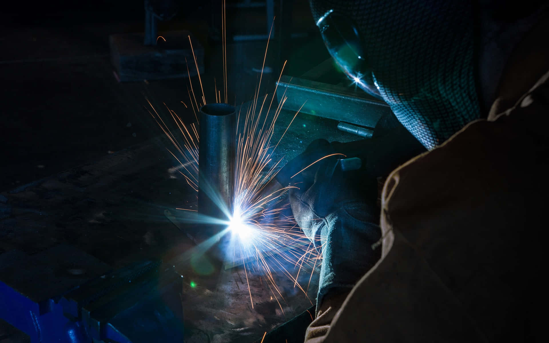 Image Welding Professionals In Action