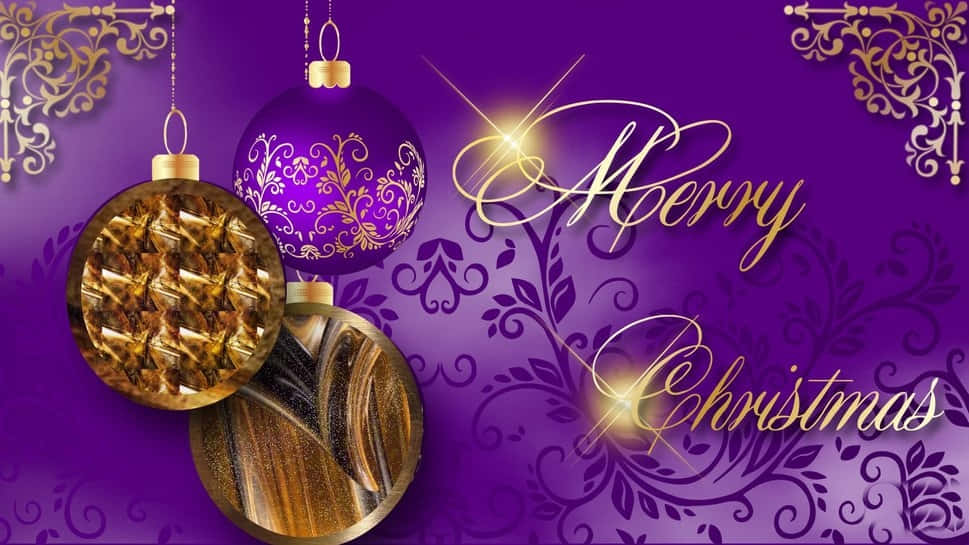 Imaginative Design For Purple Christmas Background