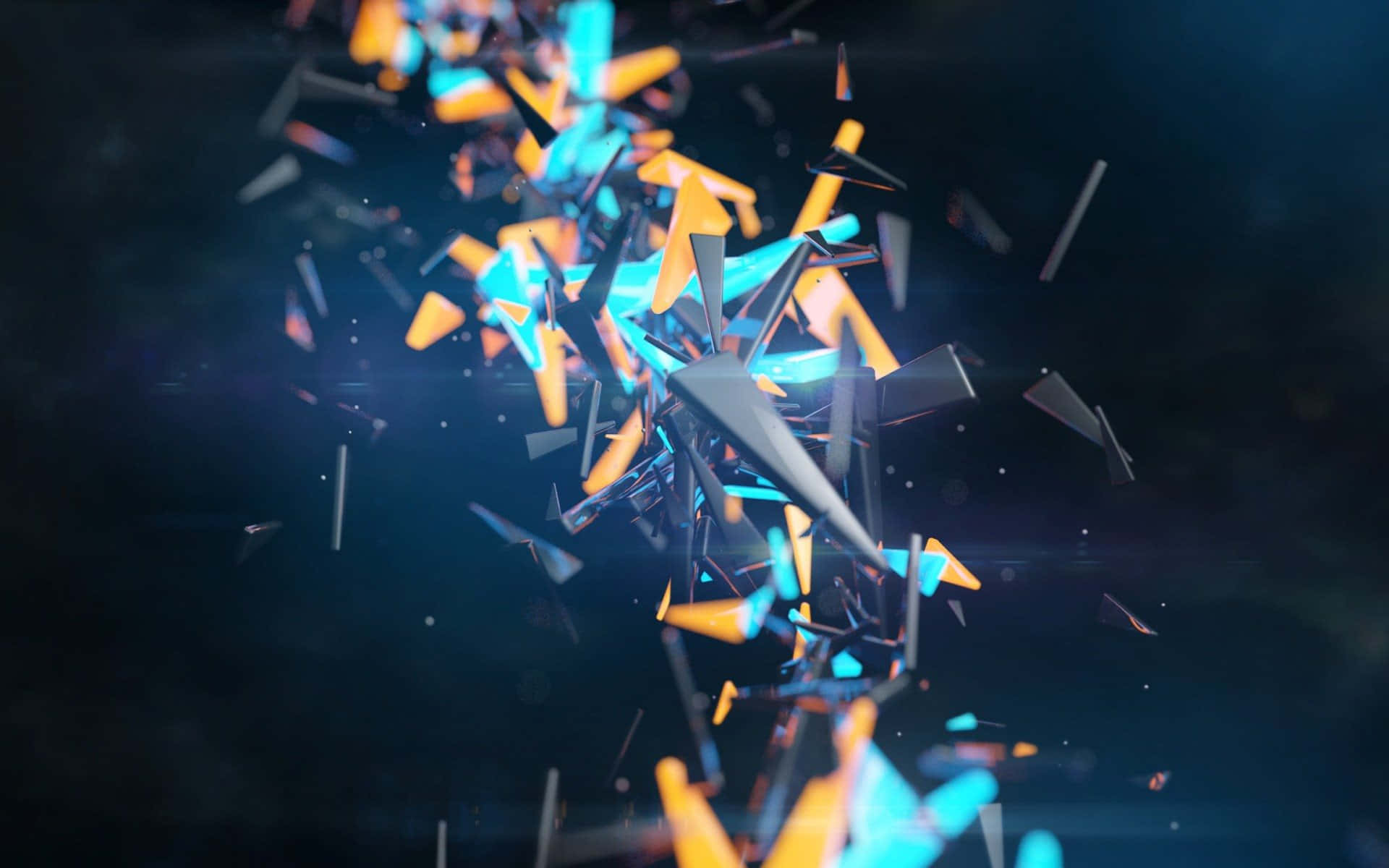 Imaginative Or Innovative Glowing Shards Background