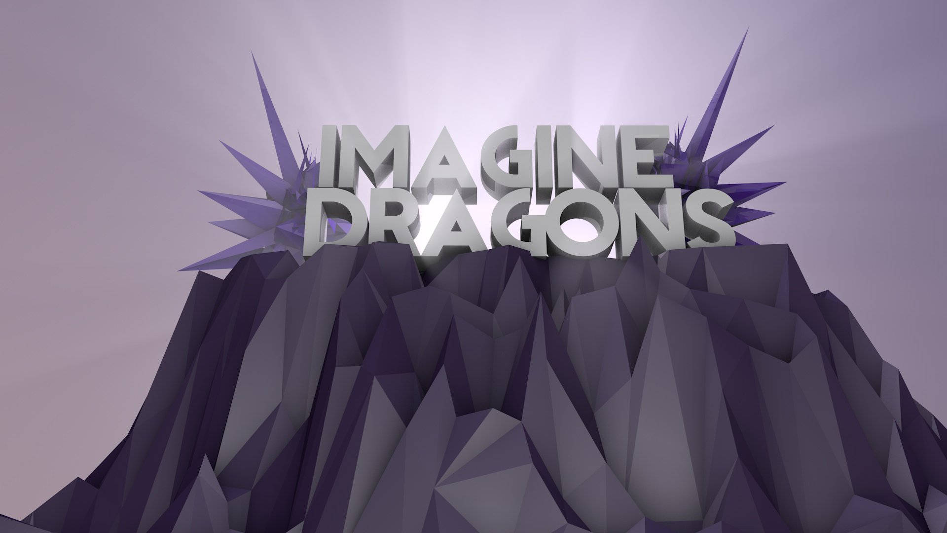 Imagine Dragons Band Name Art