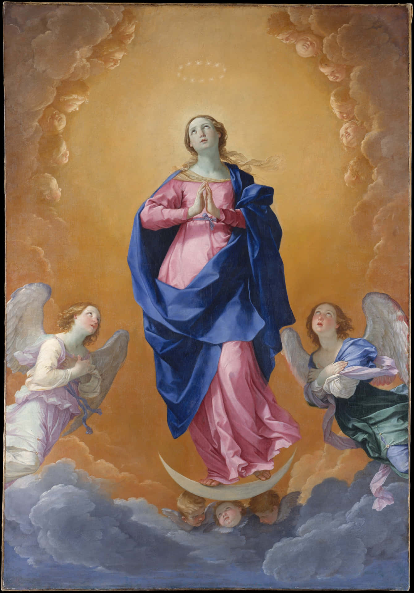 Immaculate Mary Rising To Heaven