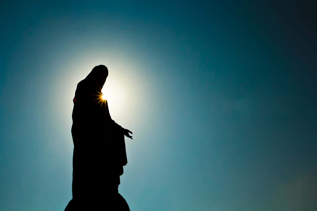 Immaculate Mary Silhouette