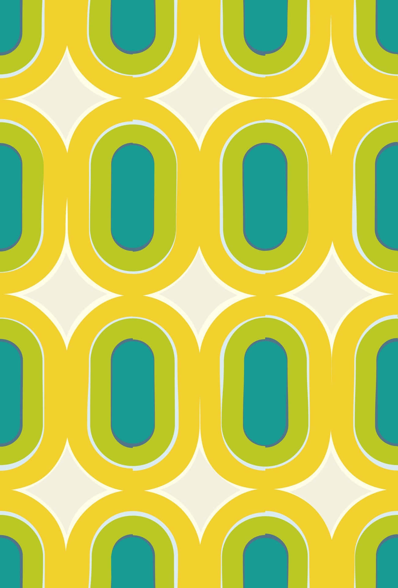 Immerse Yourself In A Classic 70s Aesthetic With This Vibrant Desktop Wallpaper Background