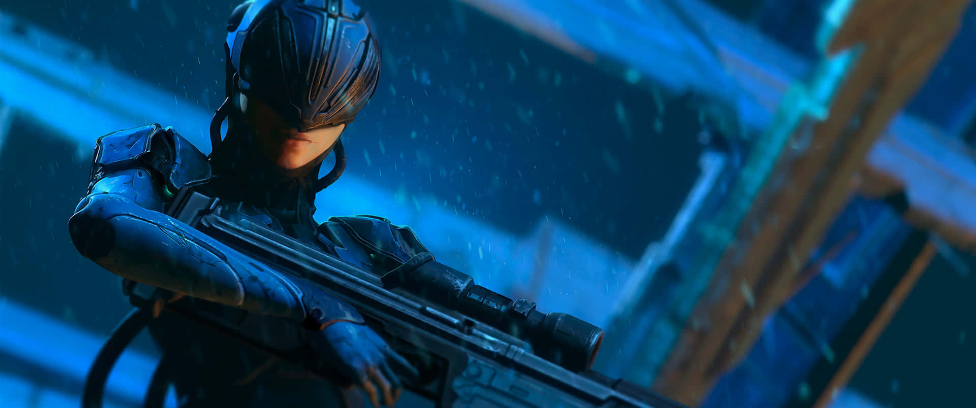 Immerse Yourself In A Ultra Wide Gaming Experience. Background