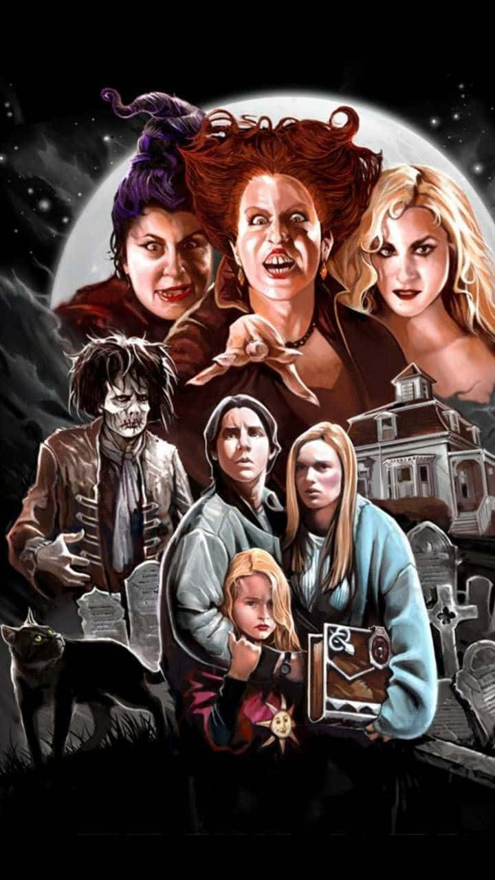 Immerse Yourself In A World Of Fantasy With The Hocus Pocus Iphone Background