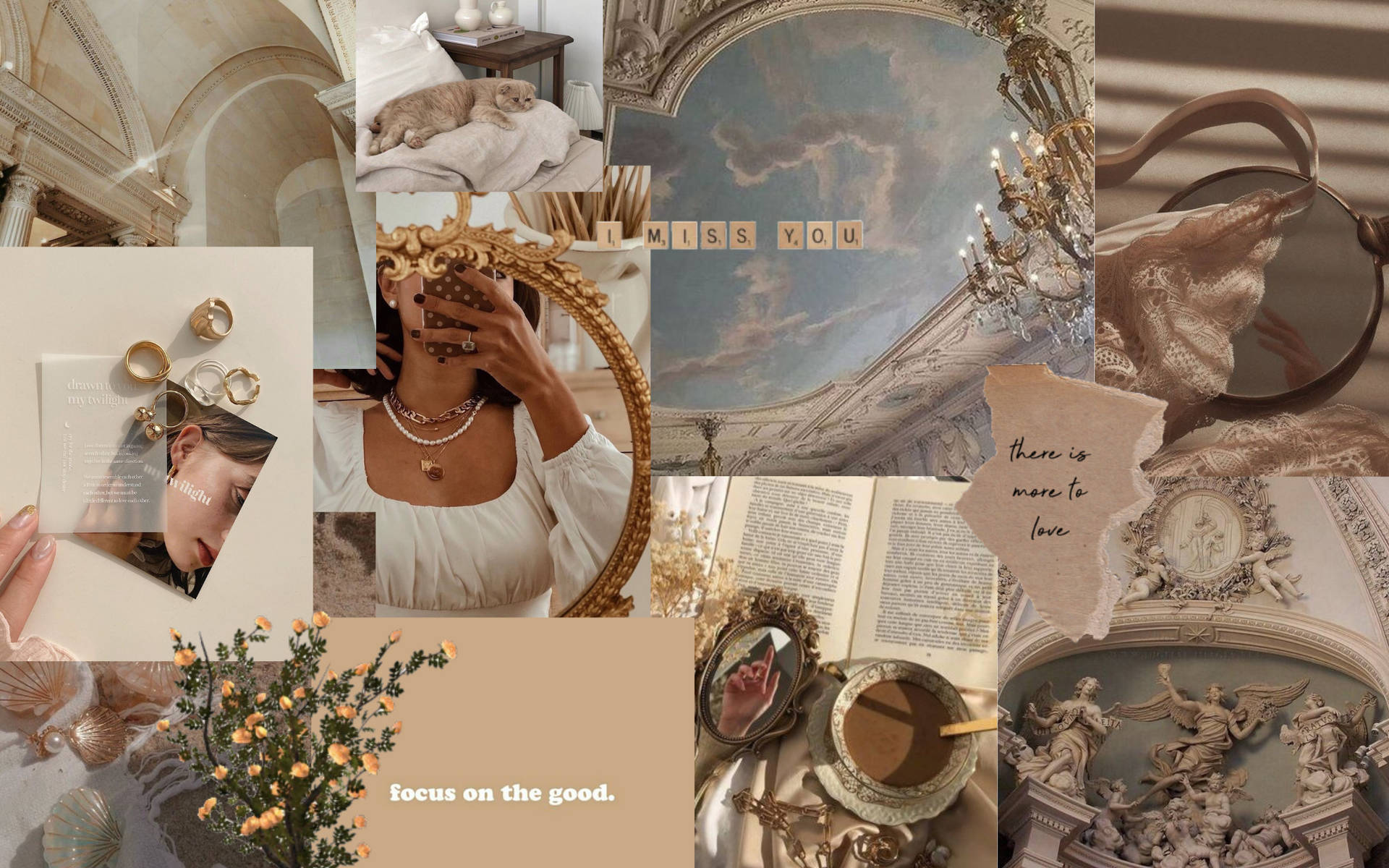 Immerse Yourself In Light Academia Aesthetic: A World Characterized By Cream Tones, Literature, And A Thirst For Knowledge. Background