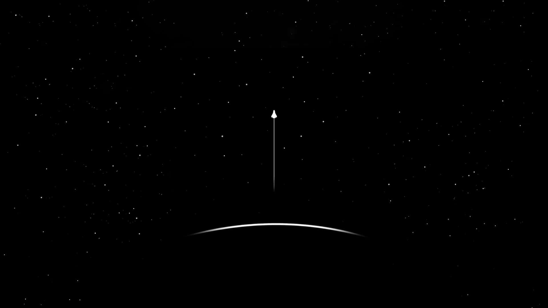Immerse Yourself In The Grandeur Of Black Space Background