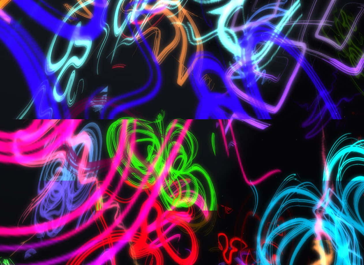 Immerse Yourself In The Splendor Of Epic Neon. Background
