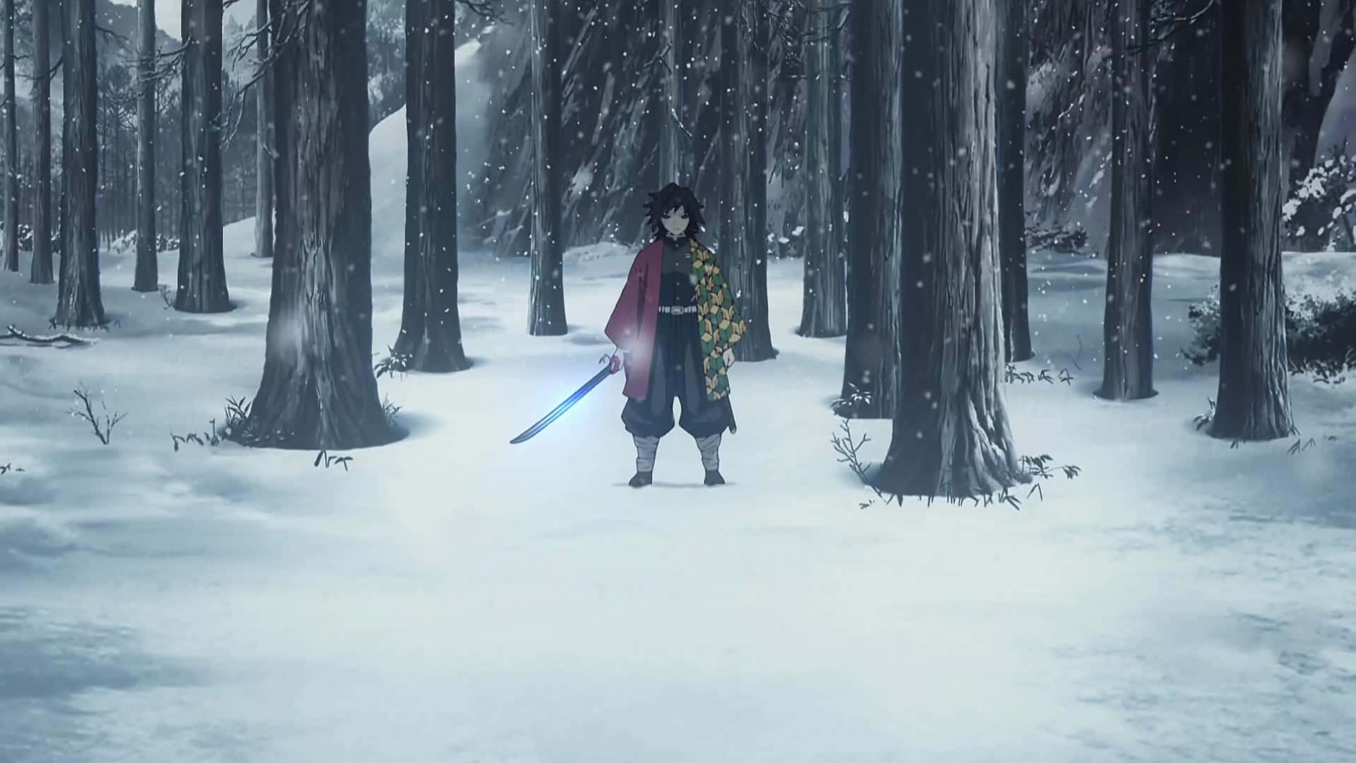 Immerse Yourself In The Vivid And Atmospheric Demon Slayer Scenery Background