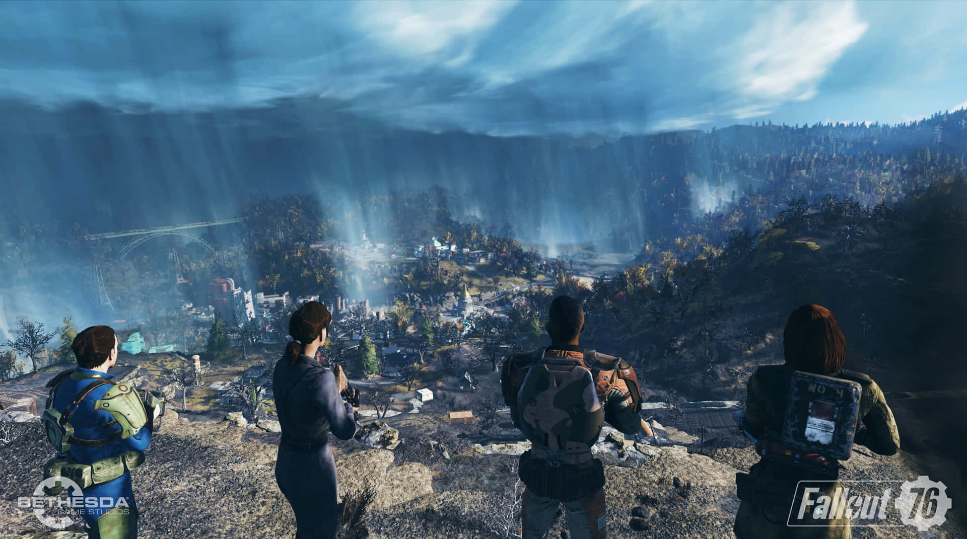 Immerse Yourself In The Wastelands Of Fallout 4 From Your Computer Background