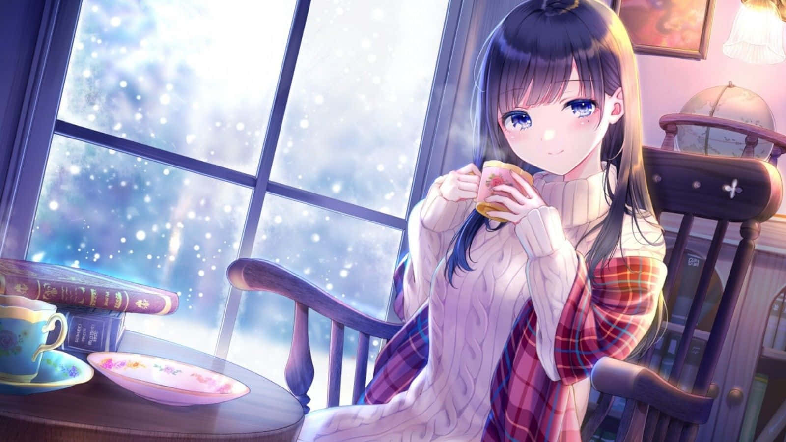 Immerse Yourself In The World Of Cozy Anime Background