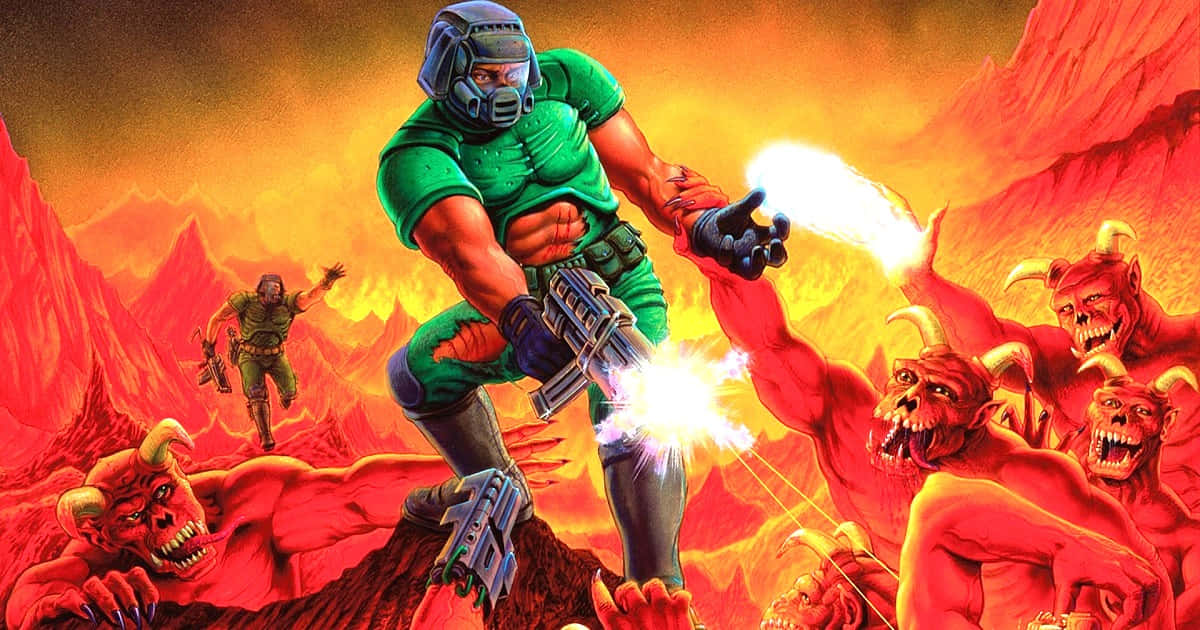 Immerse Yourself In The World Of Retro Video Games Background
