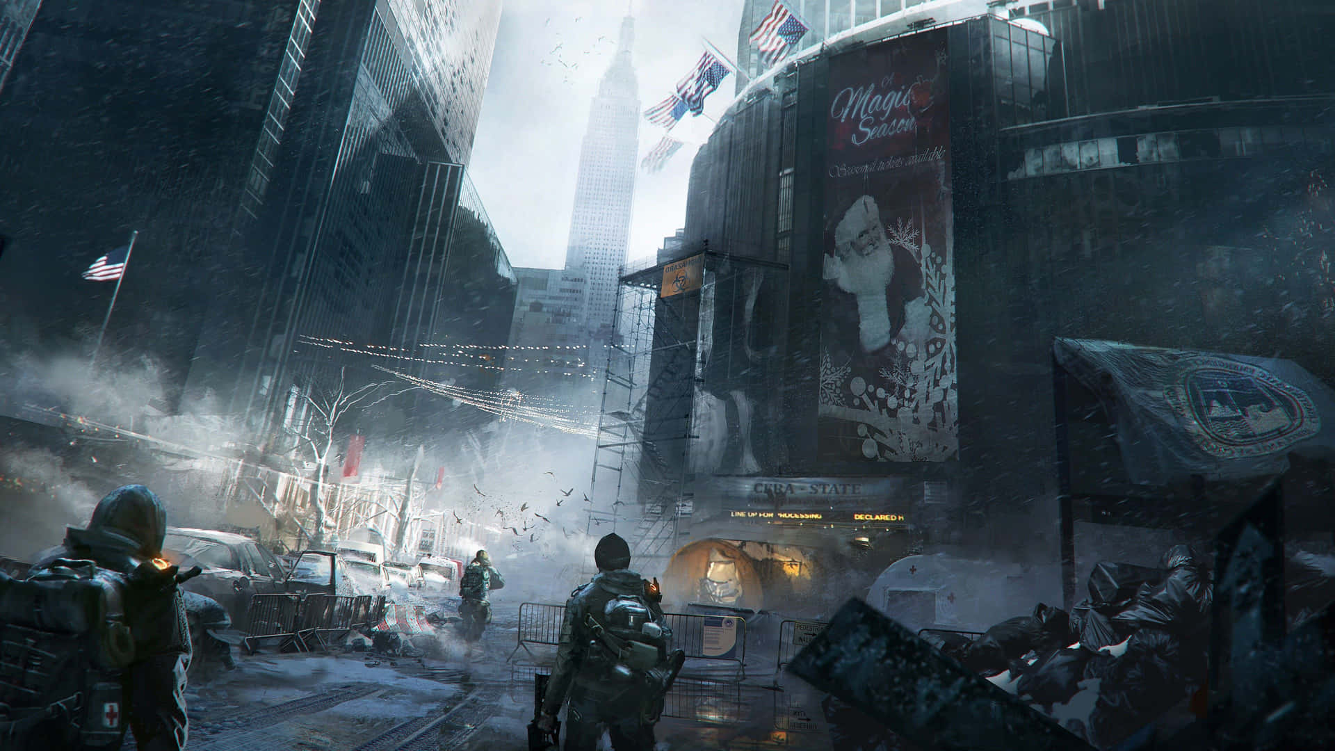 Immerse Yourself In Tom Clancy's The Division 4k Background