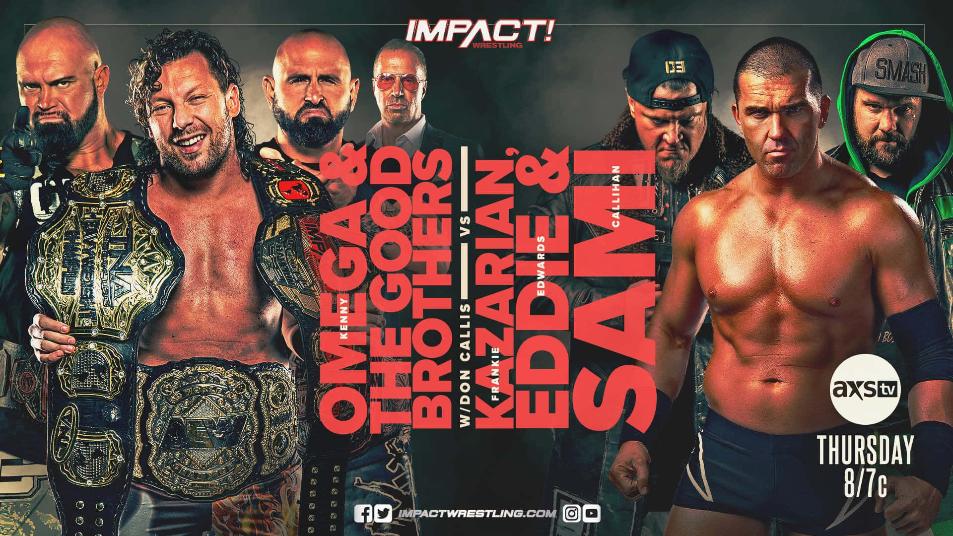 Impact Eddie Edwards Promo Advertisement Background