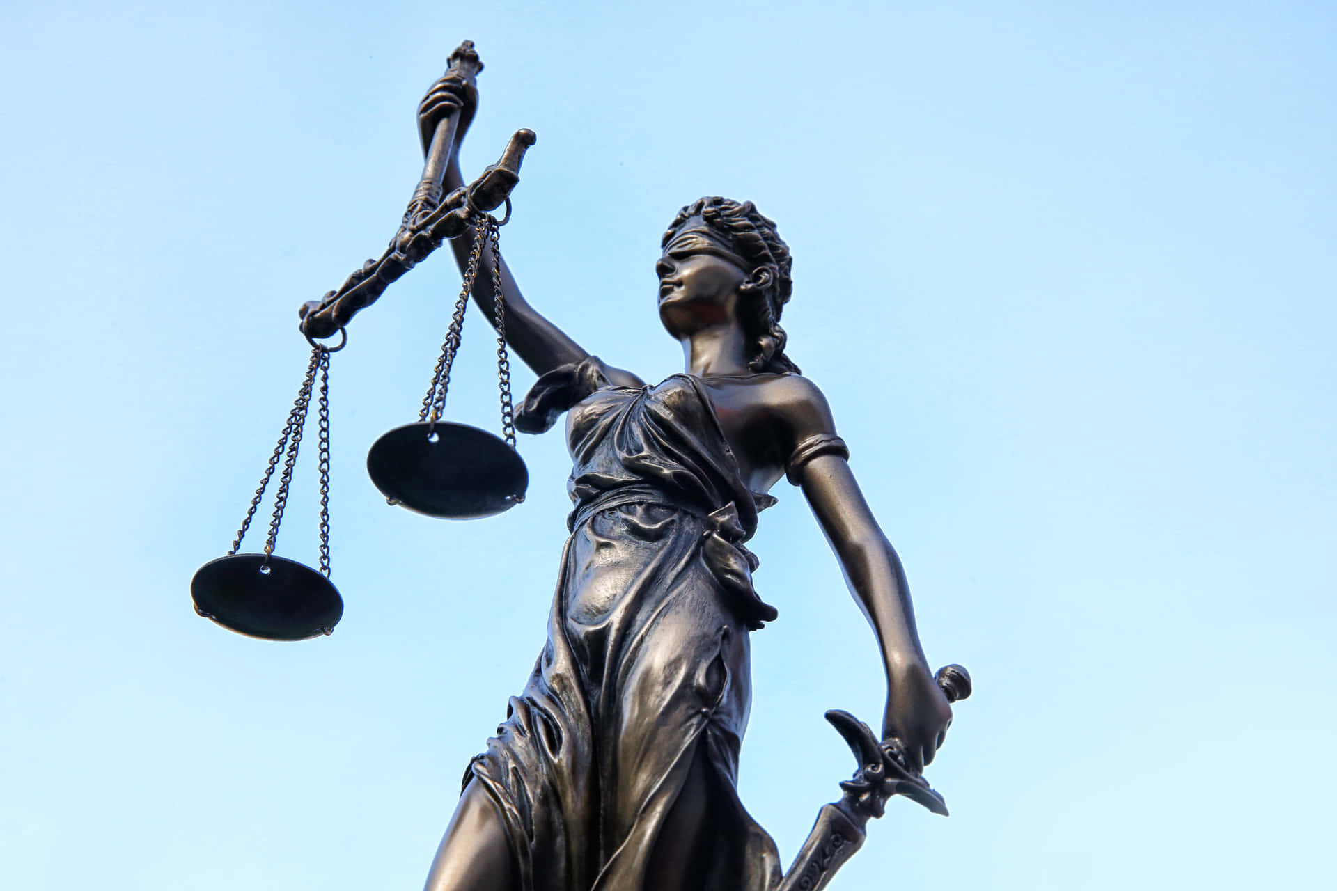 Impartial Lady Justice Background
