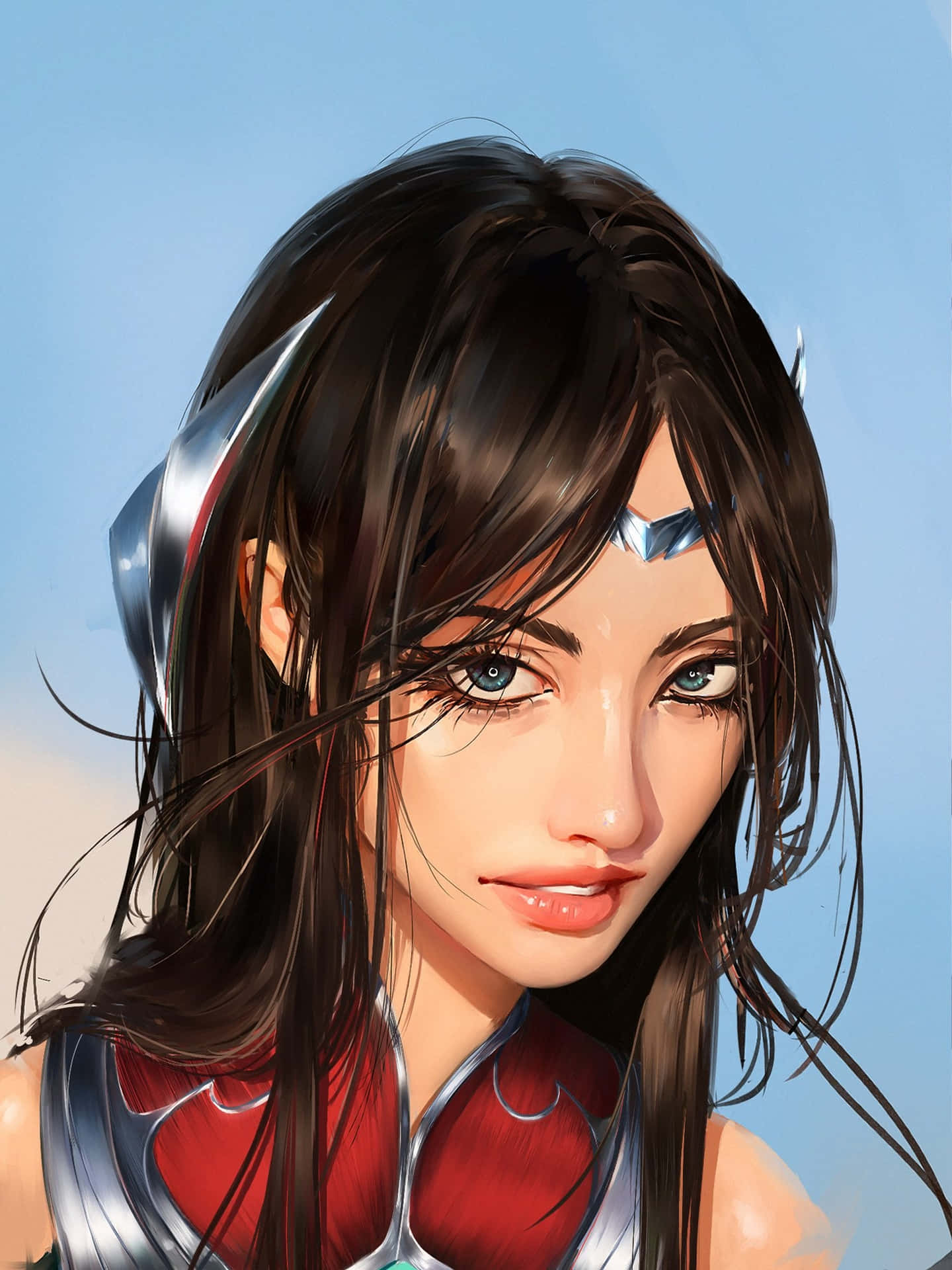 Impeccable Face Design Background