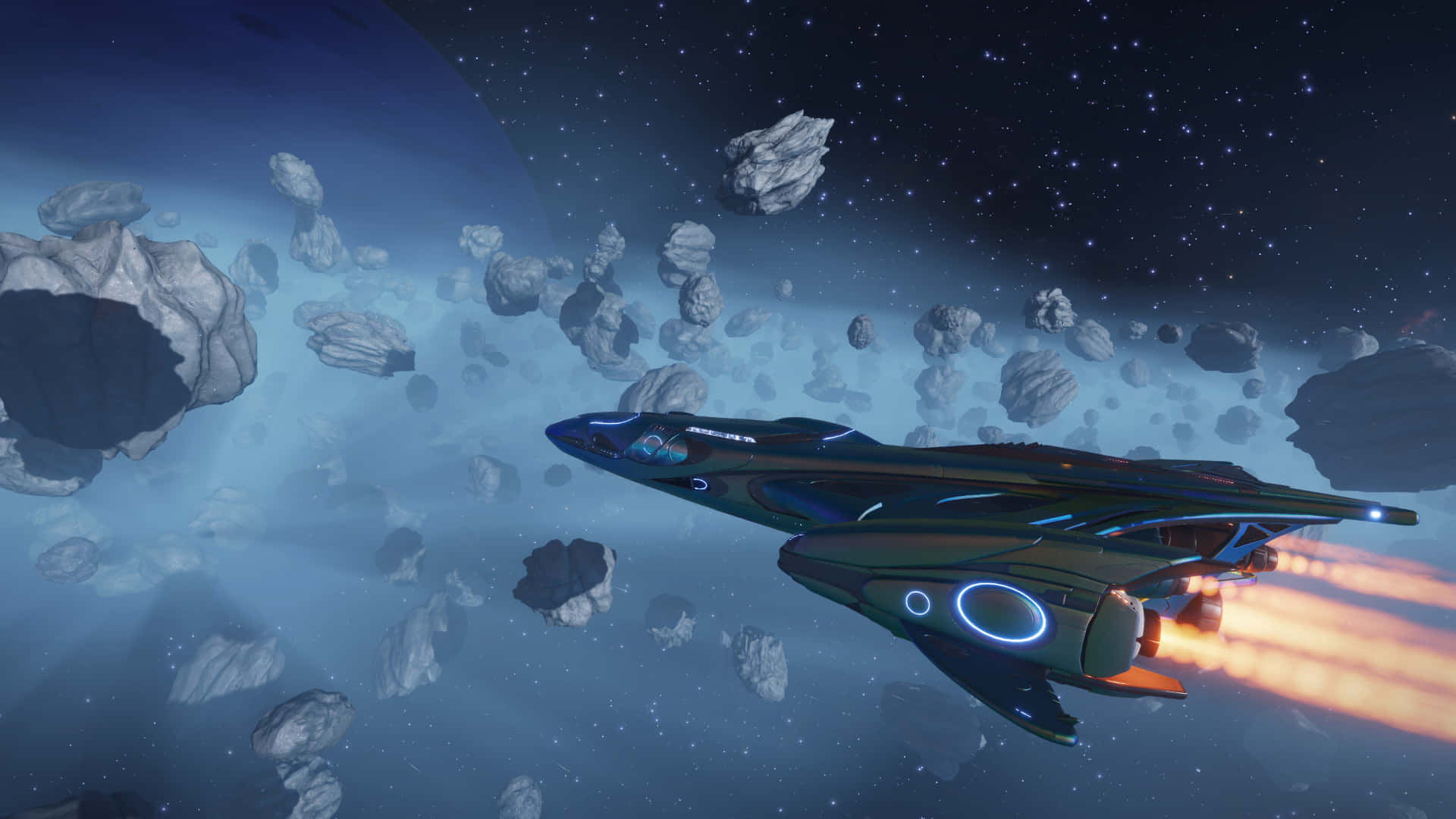 Imperial Cutter Spaceship Background