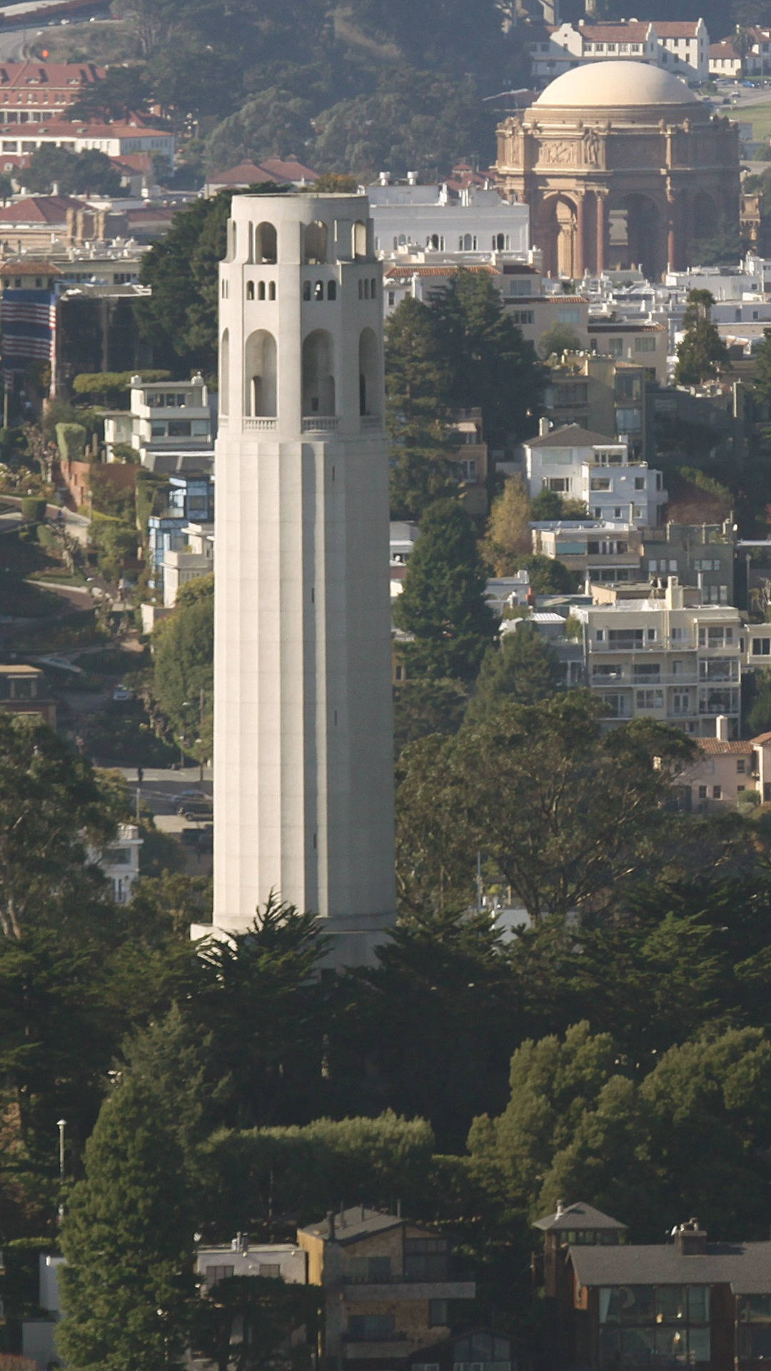 Imposing Coit Tower, Iconic Landmark Of San Francisco